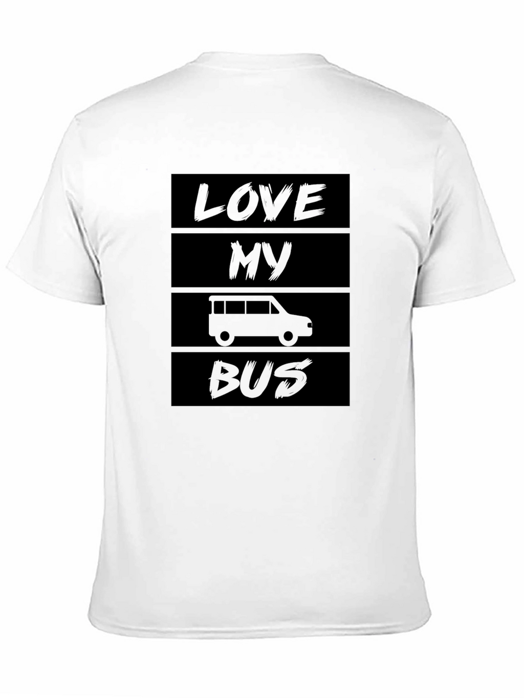 Love My Bus Black T-Shirt - Car Enthusiast Apparel