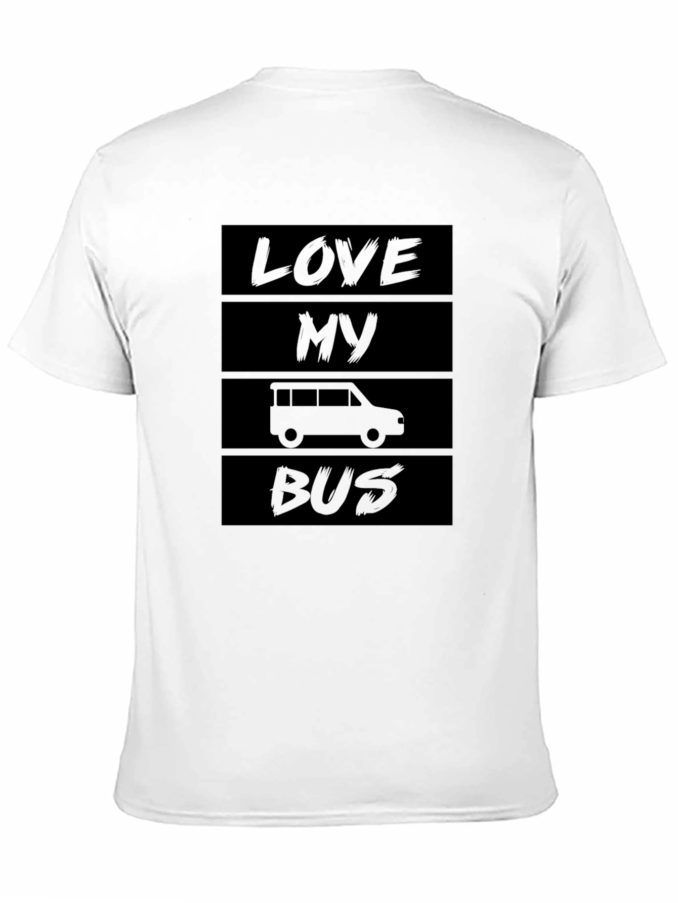 Love My Bus Black T-Shirt - Car Enthusiast Apparel