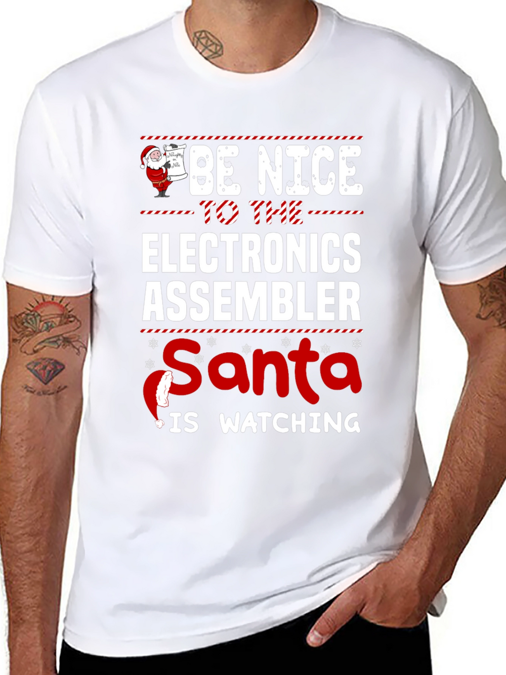 Electronics Assembler Christmas T-Shirt