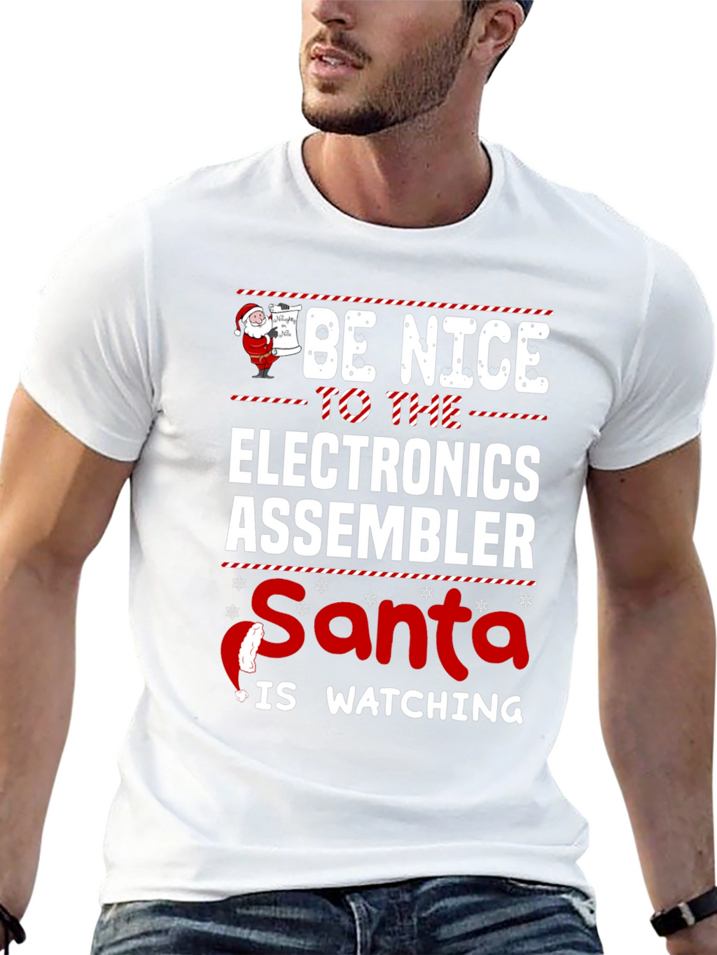 Electronics Assembler Christmas T-Shirt