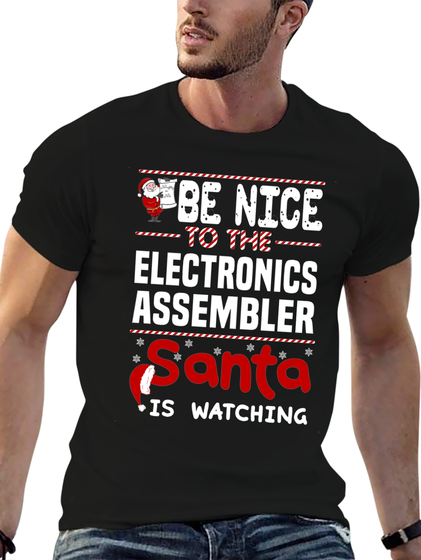 Electronics Assembler Christmas T-Shirt