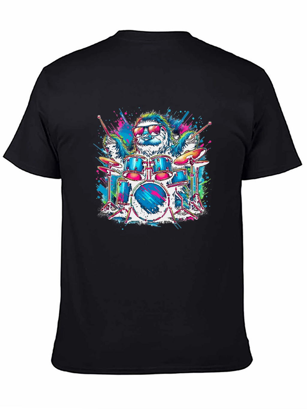 Sloth Drummer T-Shirt