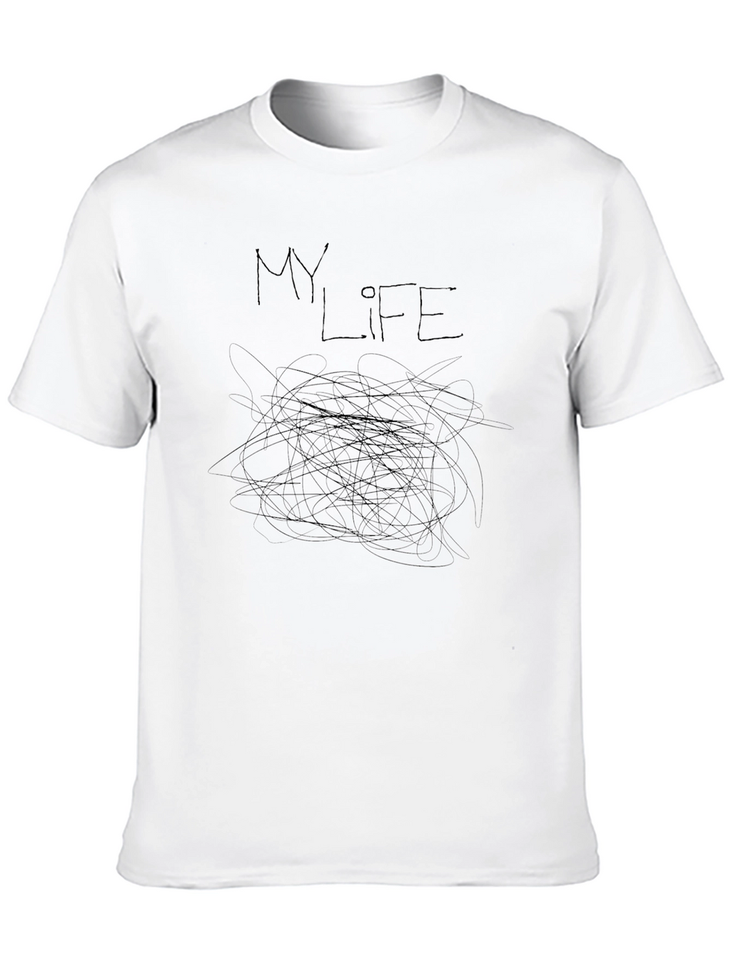 My Life Graphic Print T-Shirt - Express Yourself!