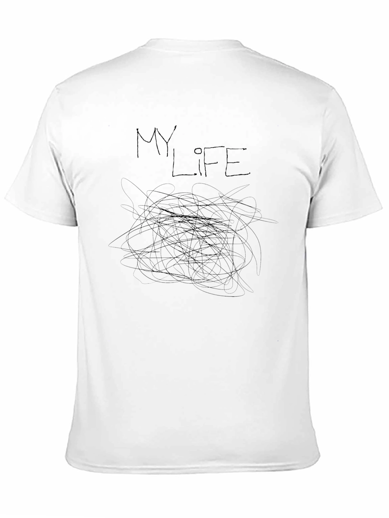 My Life Graphic Print T-Shirt - Express Yourself!