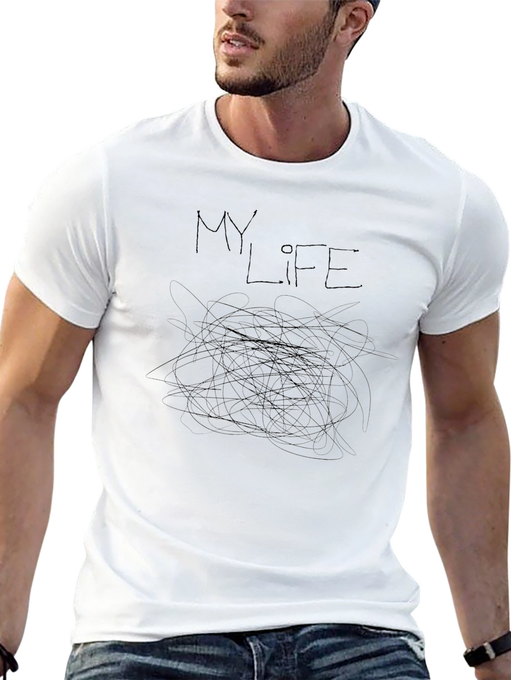 My Life Graphic Print T-Shirt - Express Yourself!