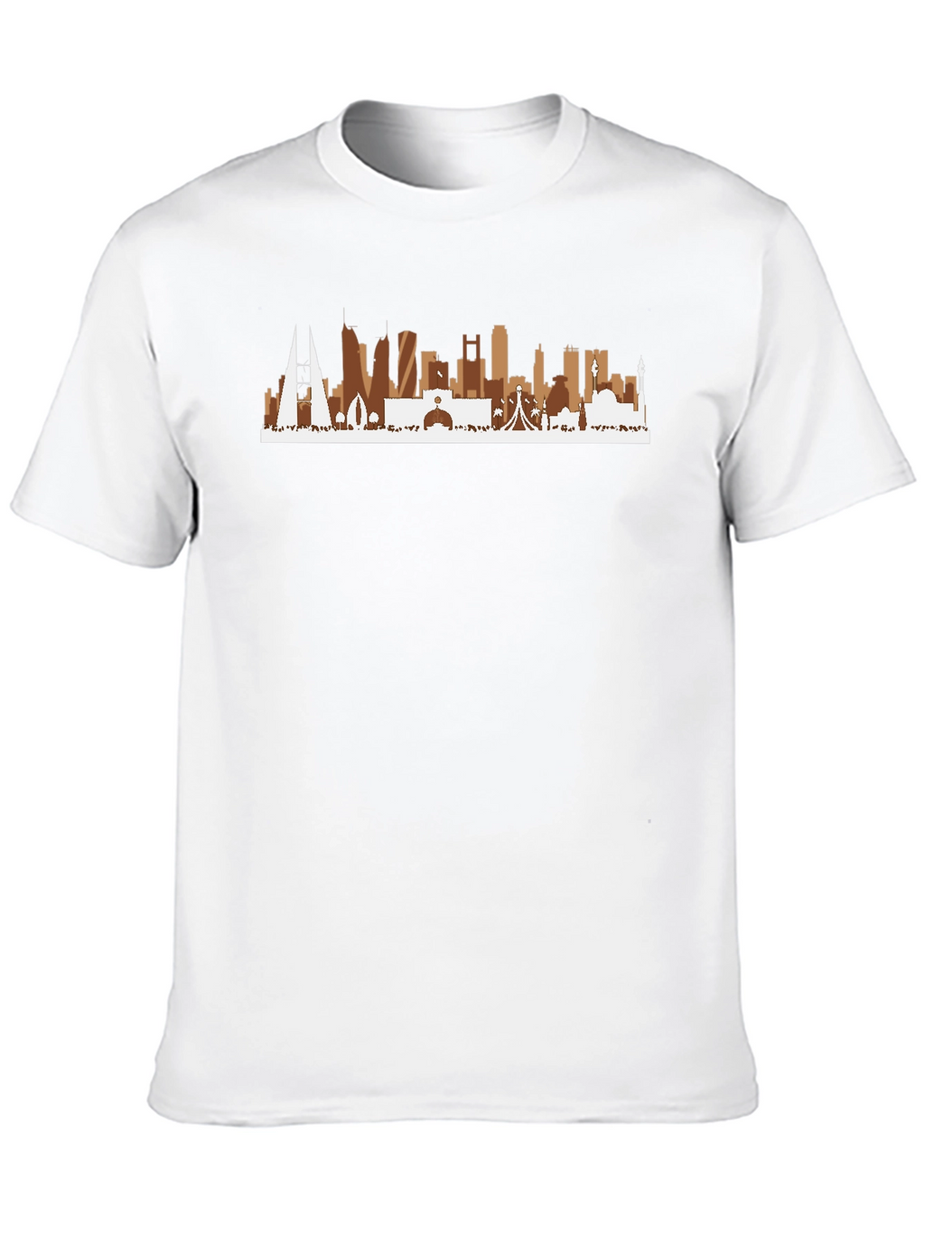 Bahrain Skyline Graphic T-Shirt - Cityscape Tee