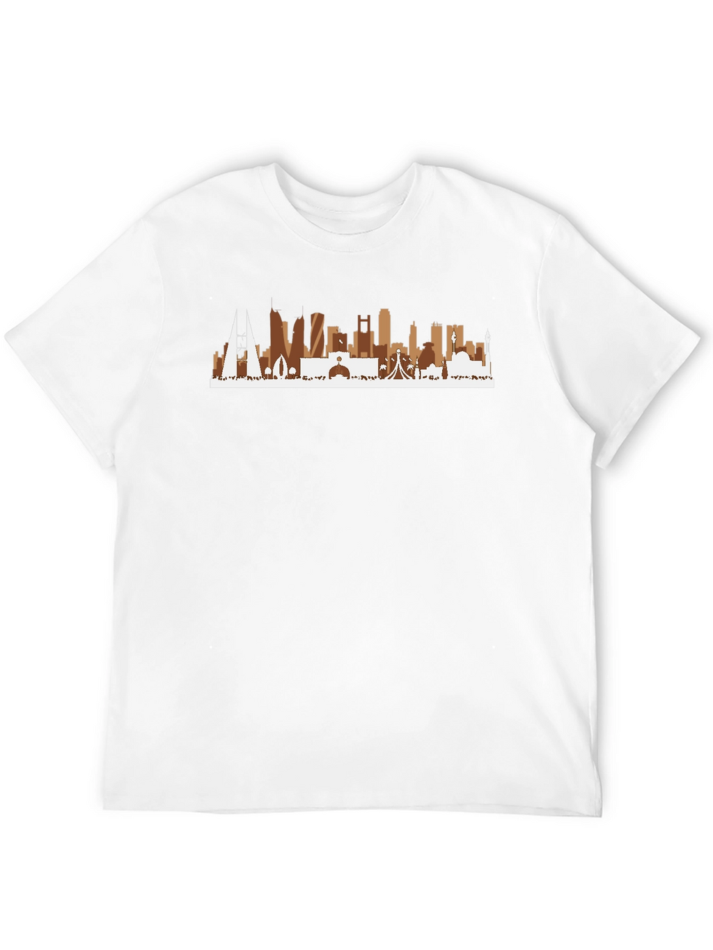 Bahrain Skyline Graphic T-Shirt - Cityscape Tee