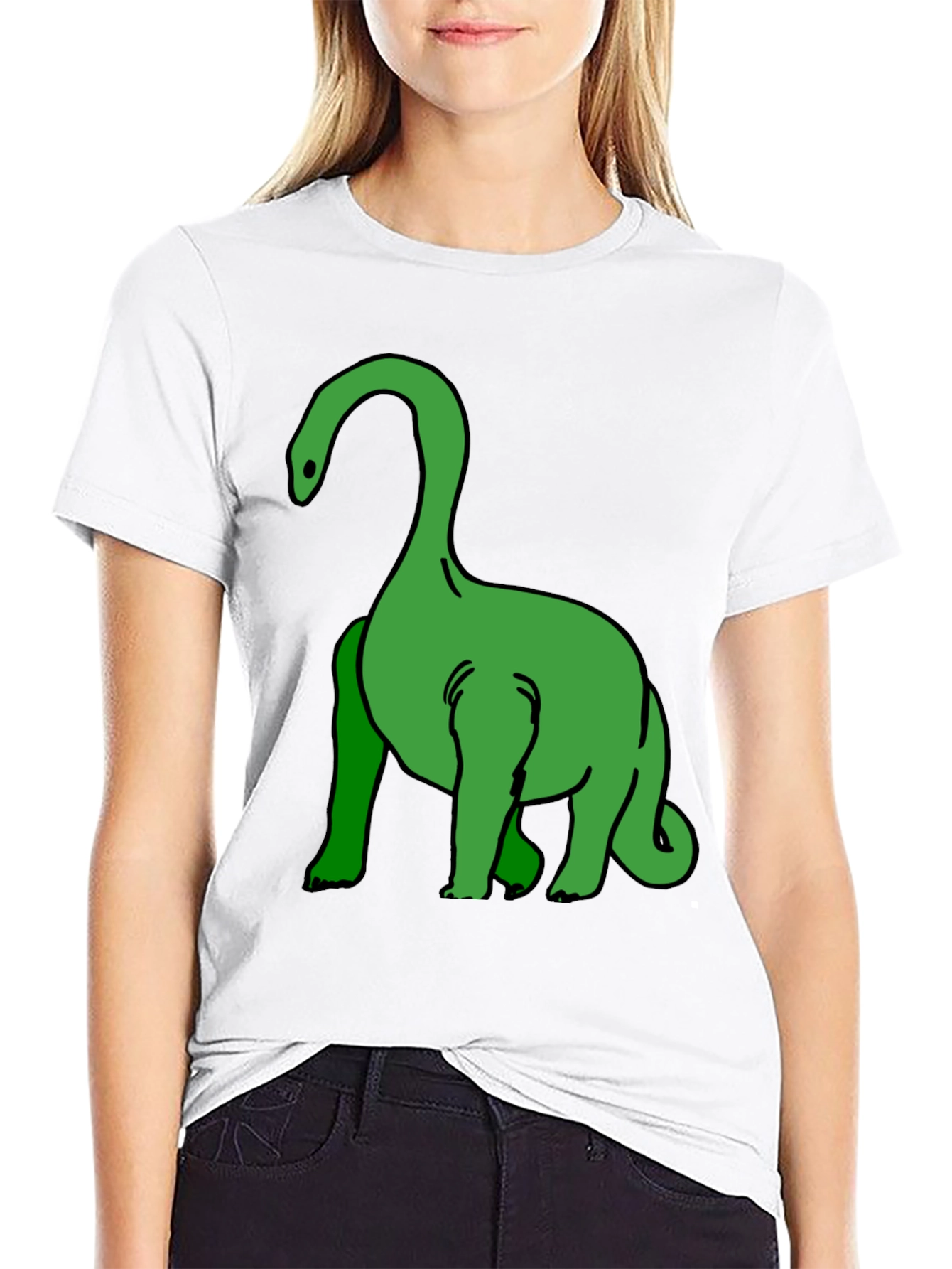 Dino Graphic Tee - Short Sleeve Crew Neck