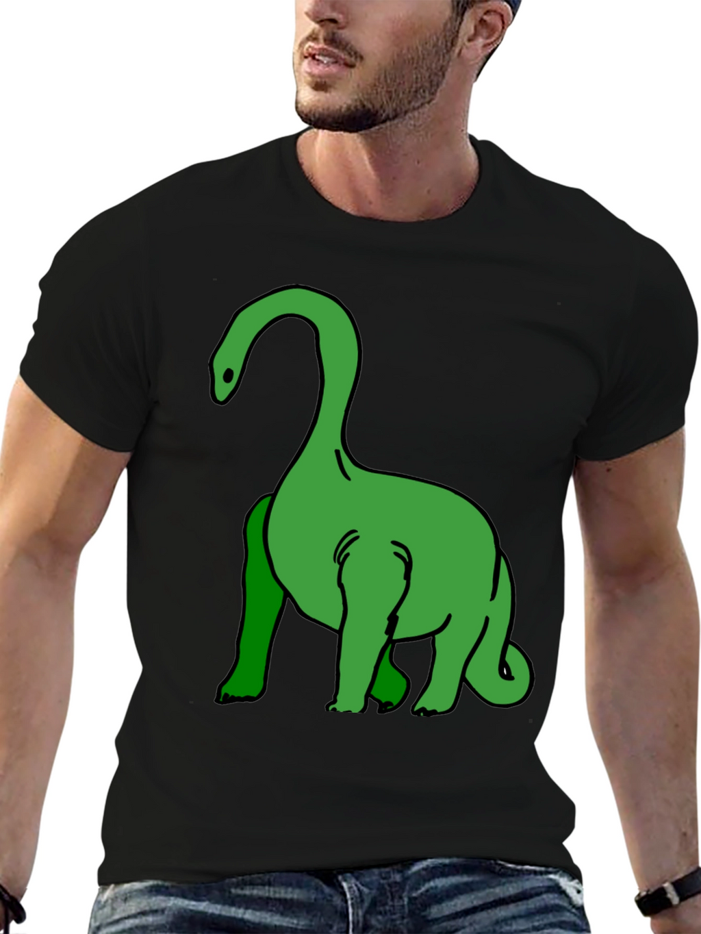 Dino Graphic Tee - Short Sleeve Crew Neck