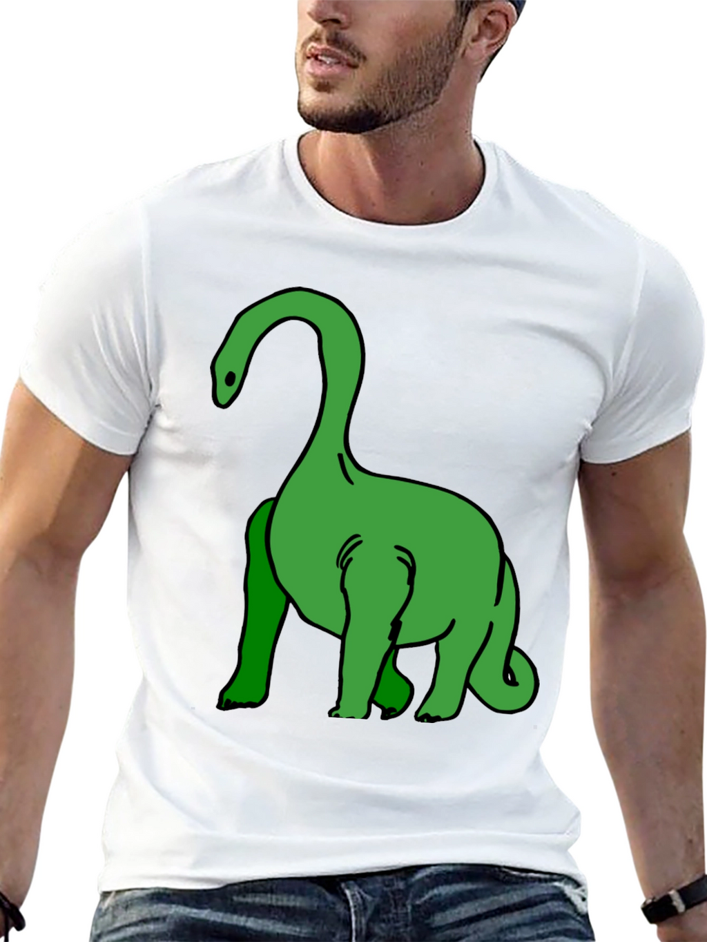Dino Graphic Tee - Short Sleeve Crew Neck