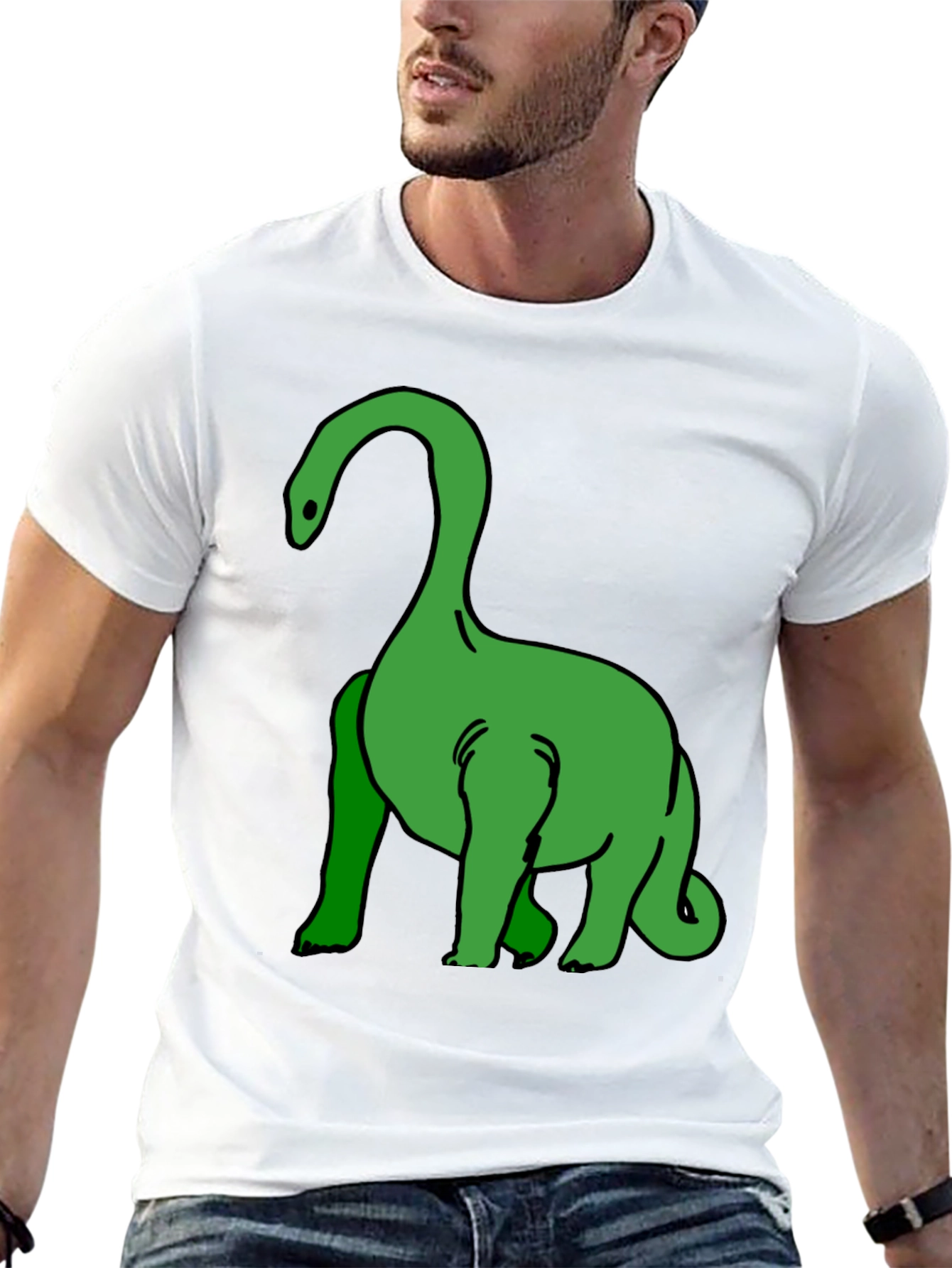 Dino Graphic Tee - Short Sleeve Crew Neck