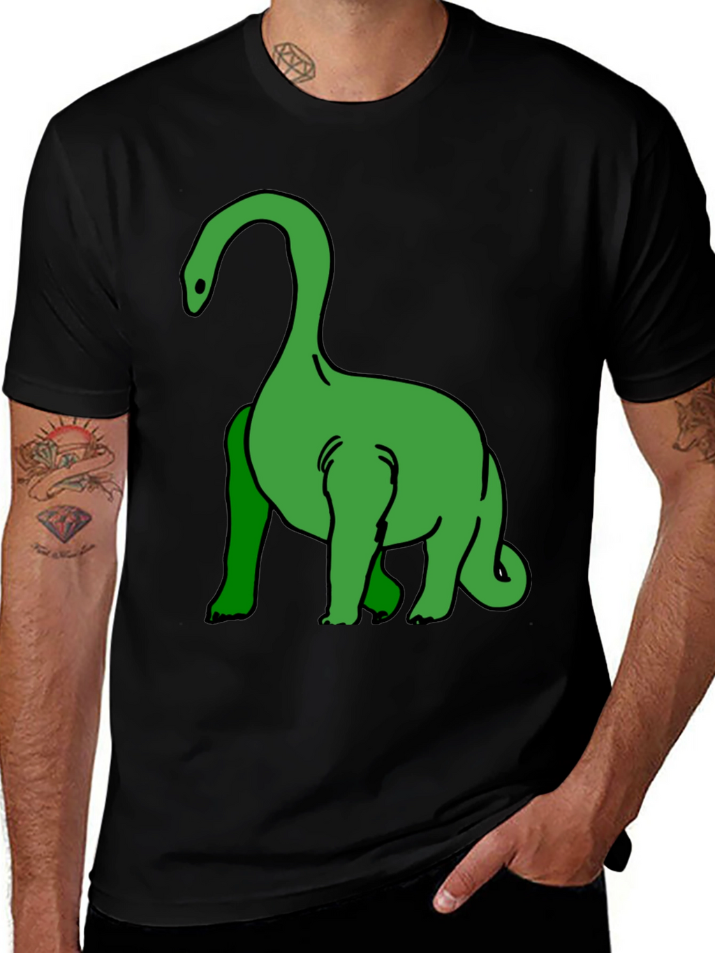 Dino Graphic Tee - Short Sleeve Crew Neck