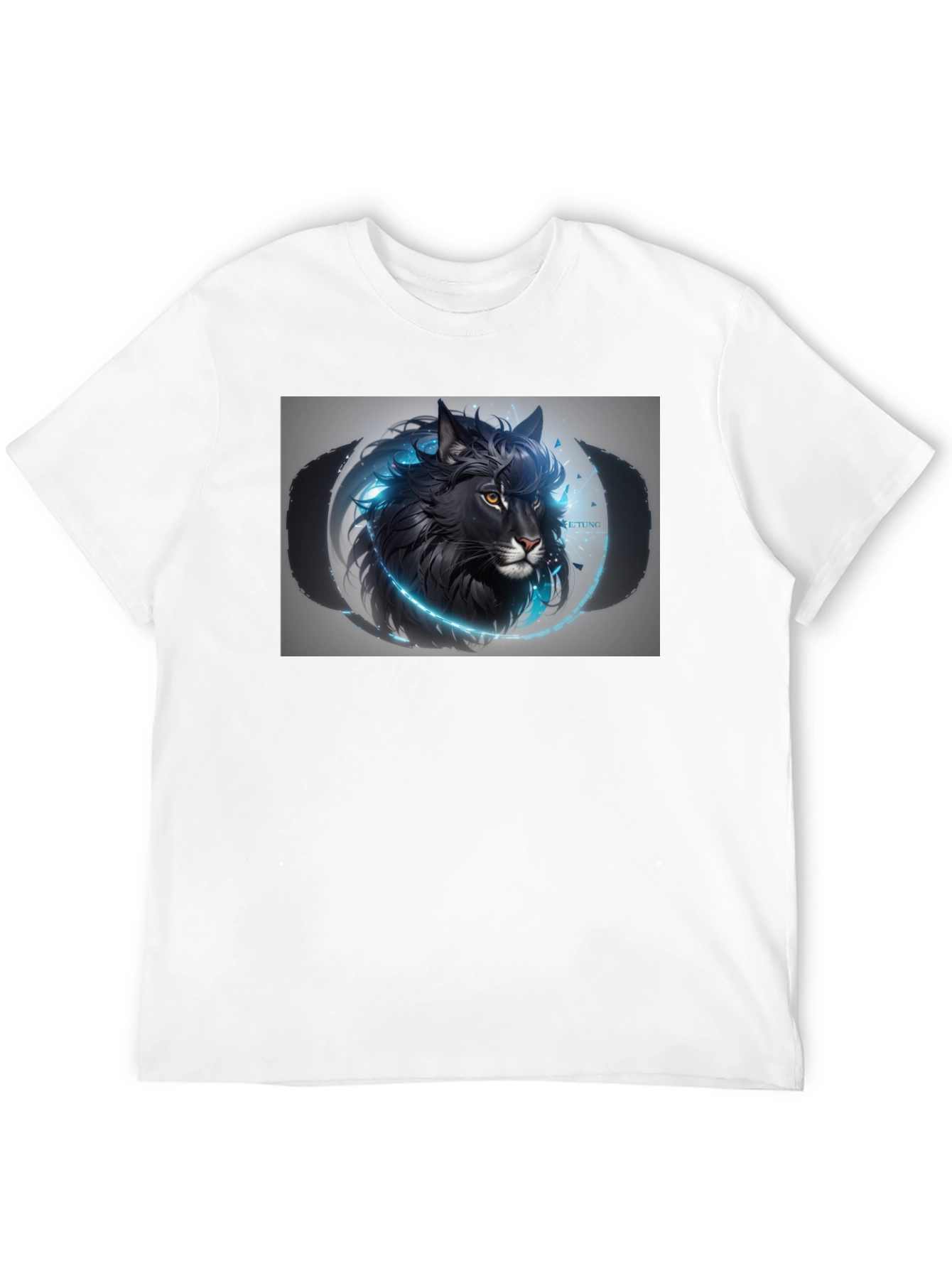 Black Wolf Graphic T-Shirt - Mens Premium Tee