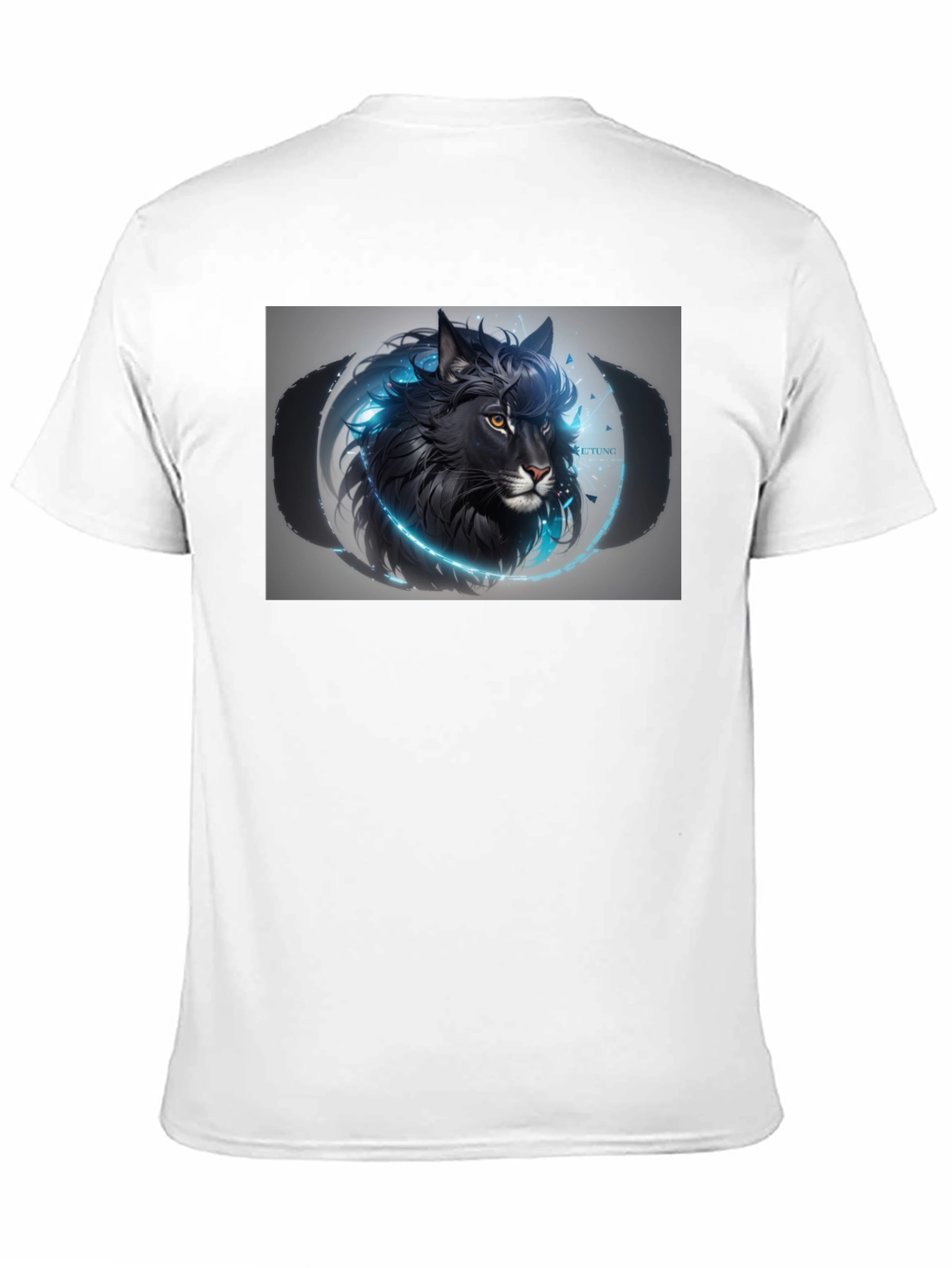 Black Wolf Graphic T-Shirt - Mens Premium Tee