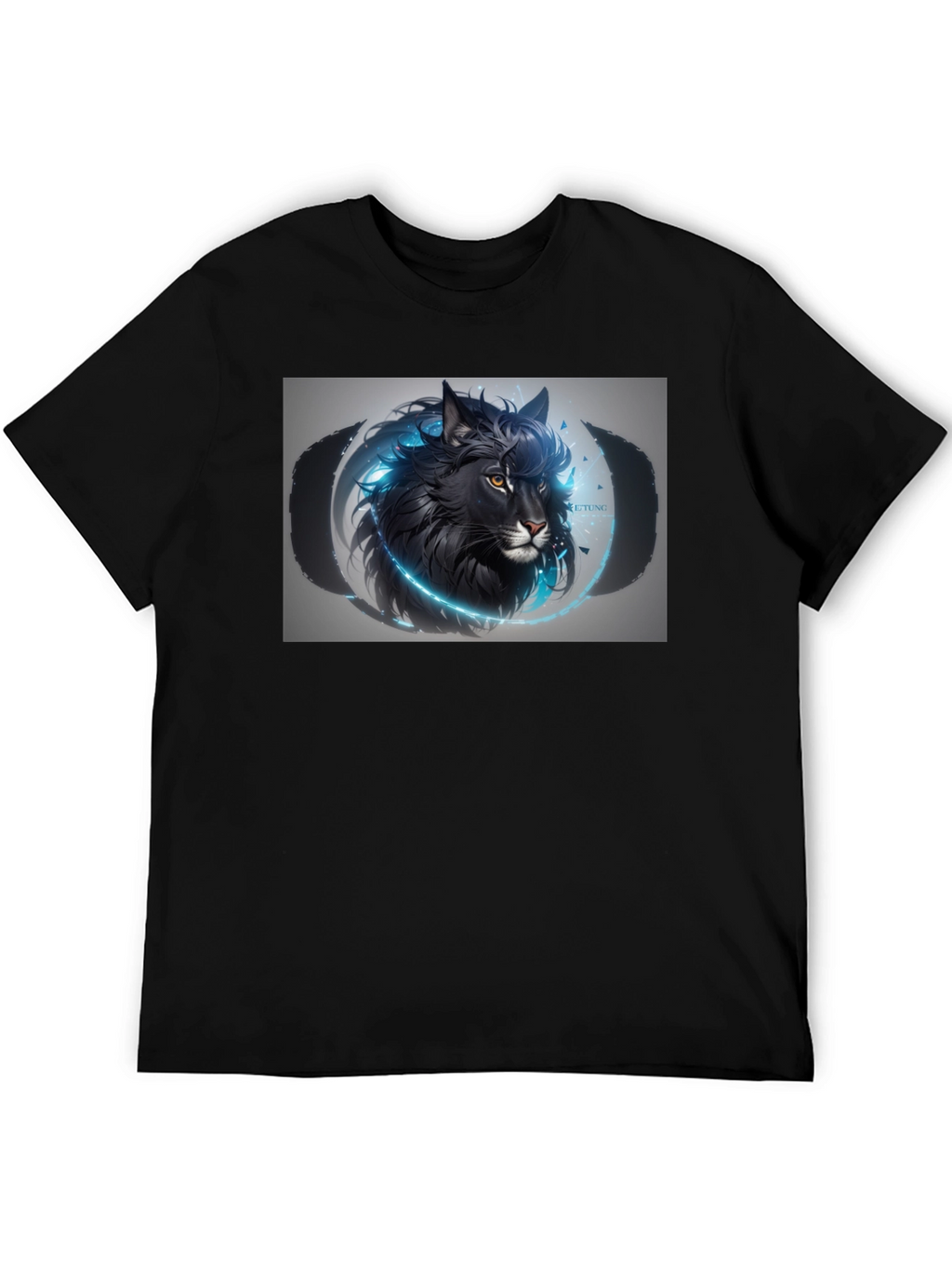 Black Wolf Graphic T-Shirt - Mens Premium Tee