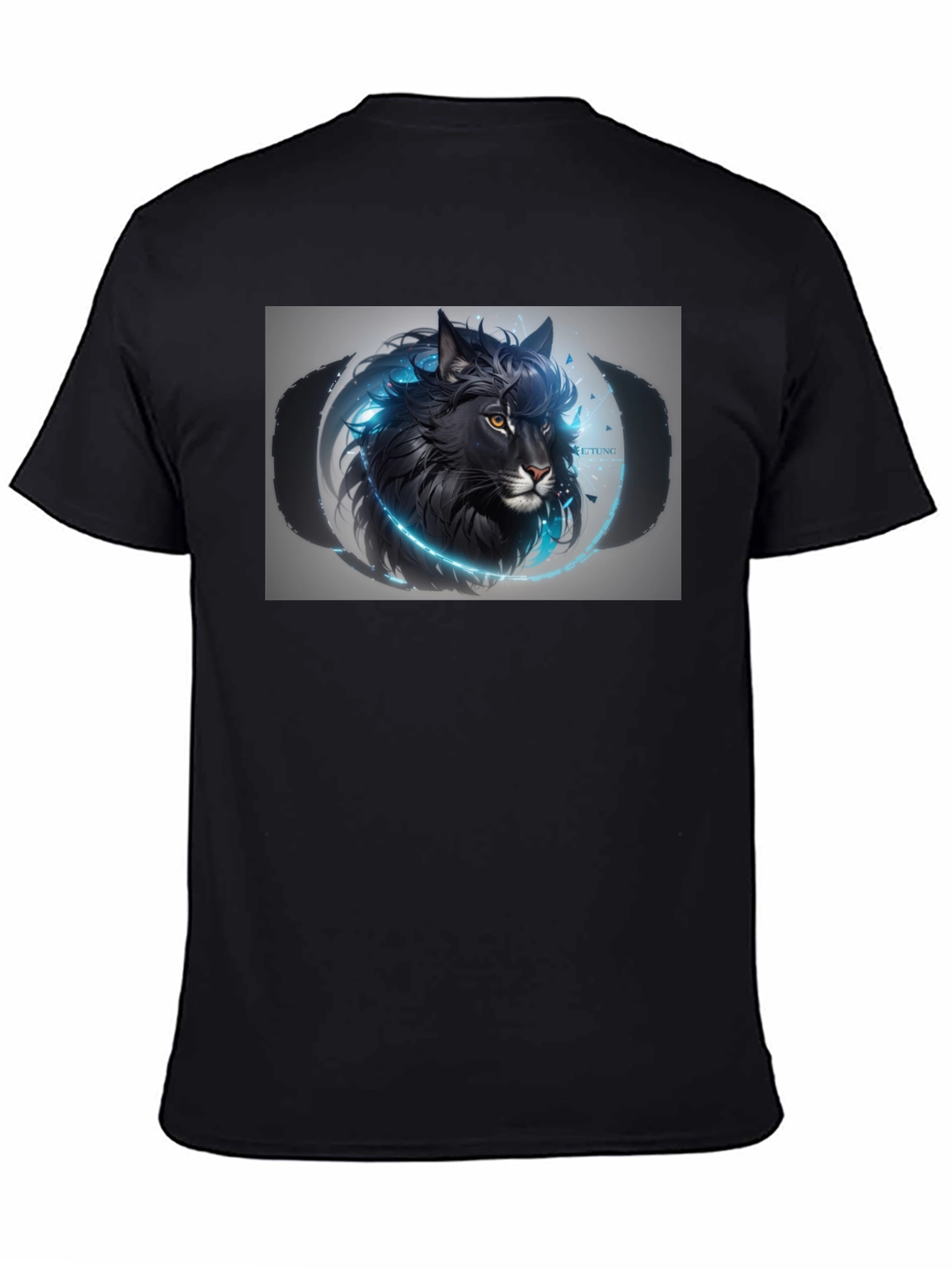 Black Wolf Graphic T-Shirt - Mens Premium Tee