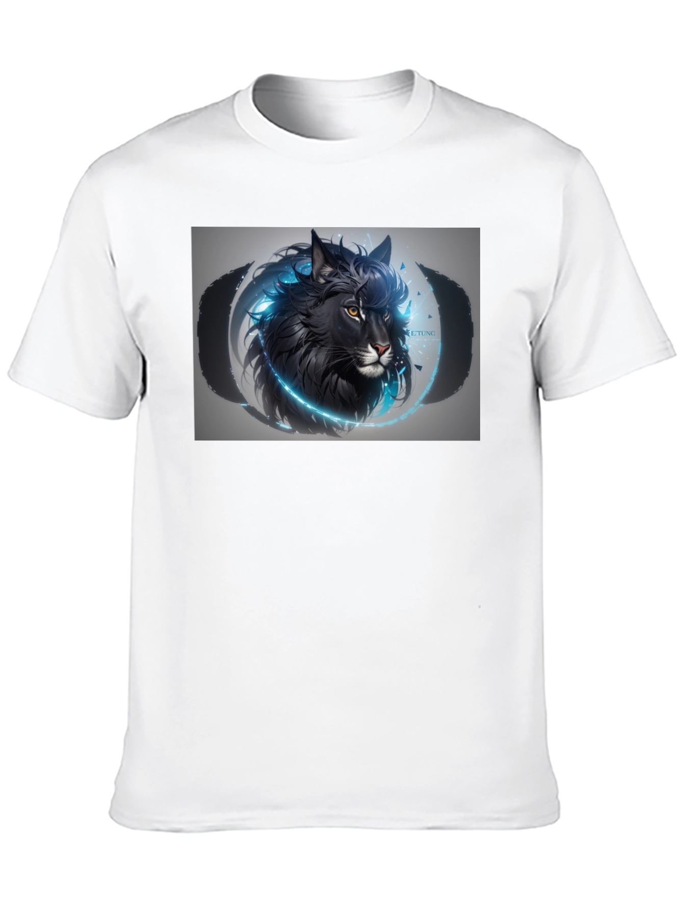 Black Wolf Graphic T-Shirt - Mens Premium Tee