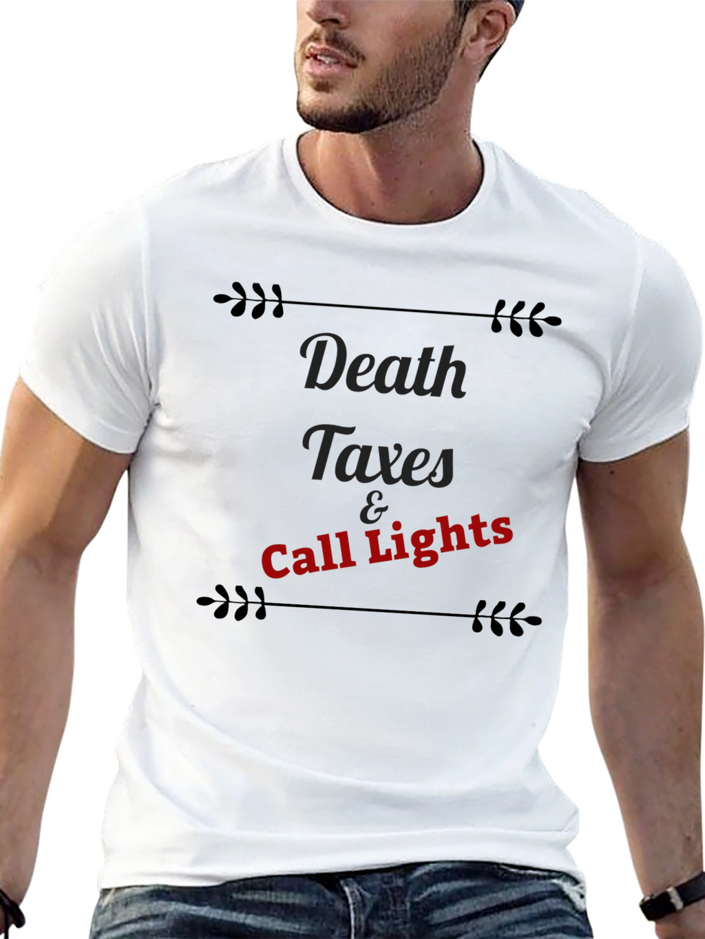 Death Taxes & Call Lights Graphic Tee