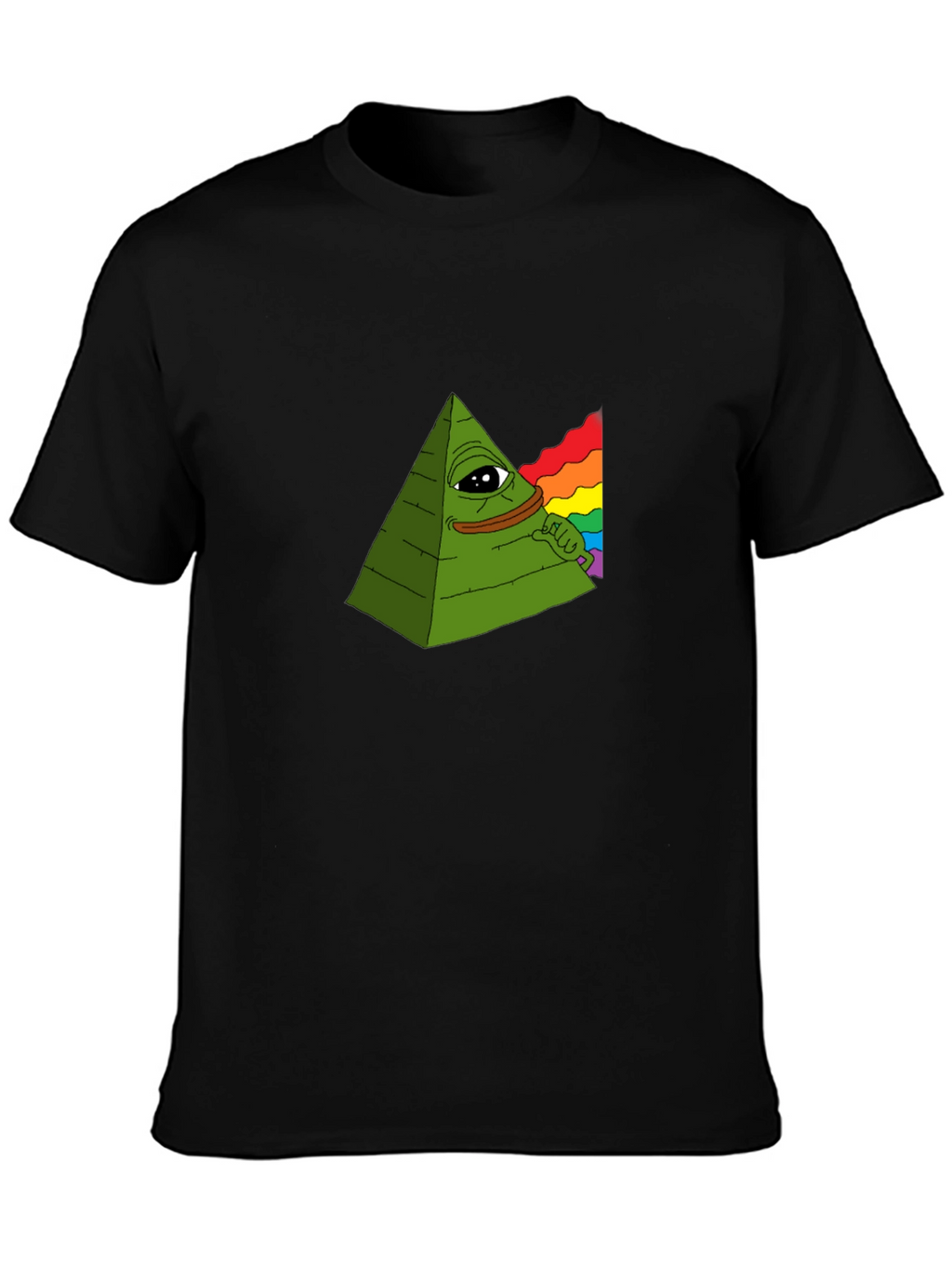 Illuminati Pepe T-Shirt - Rainbow Meme