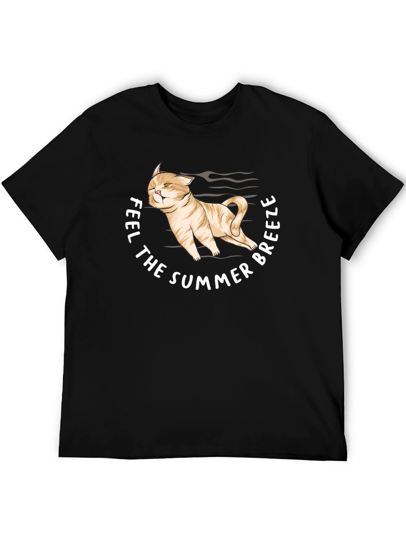 Feel The Summer Breeze Cat T-Shirt