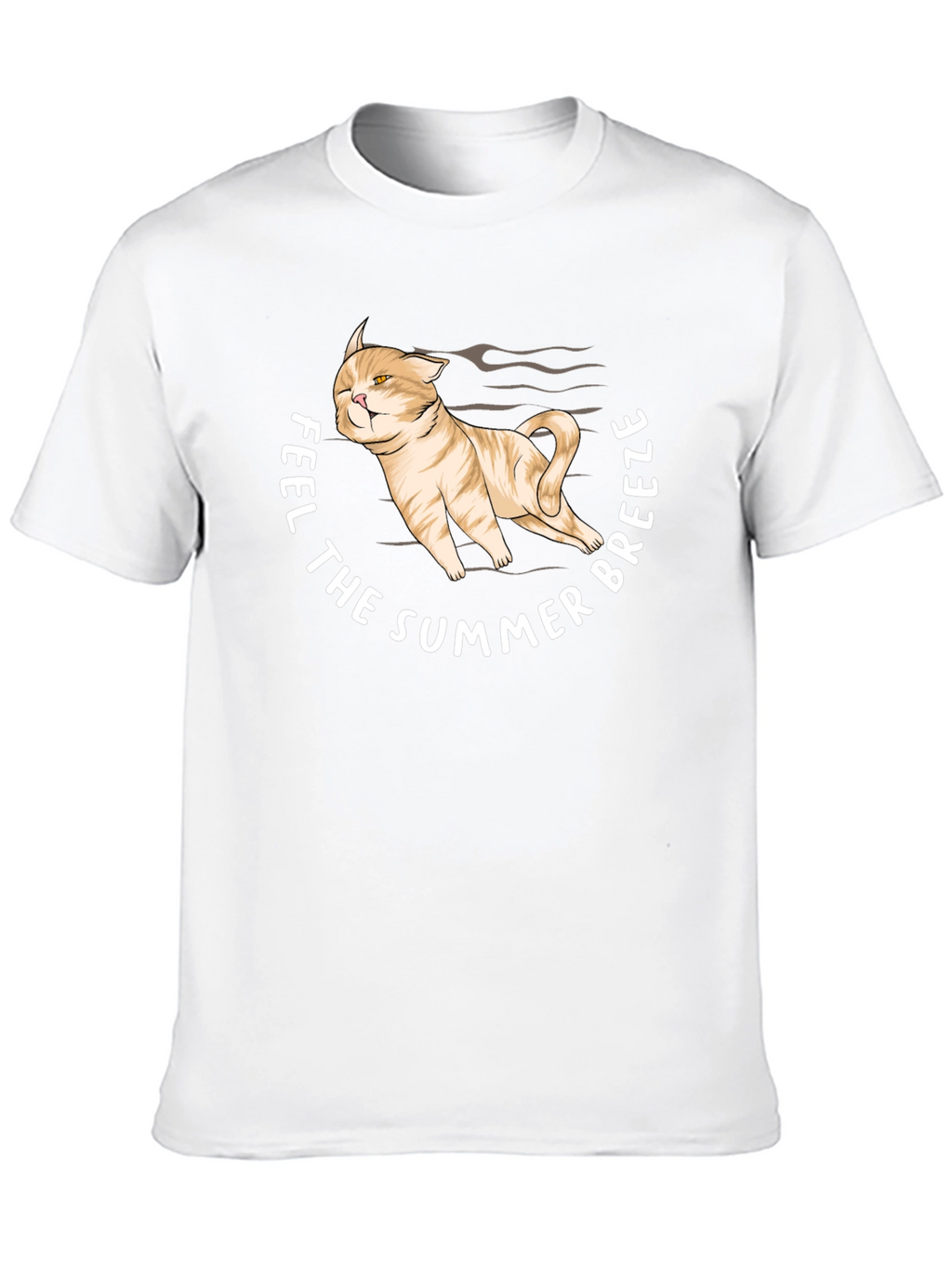 Feel The Summer Breeze Cat T-Shirt