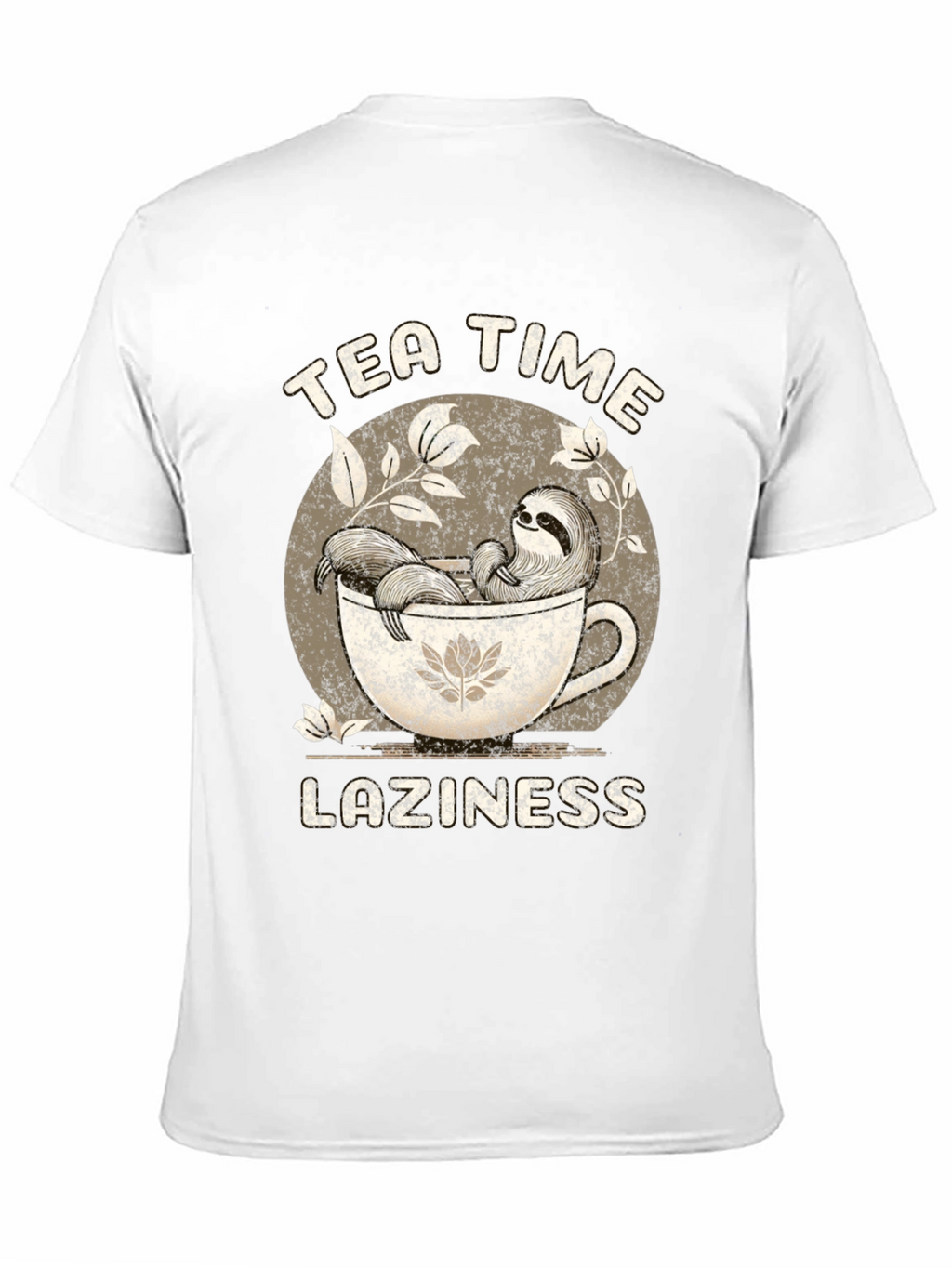 Tea Time Laziness Sloth T-Shirt