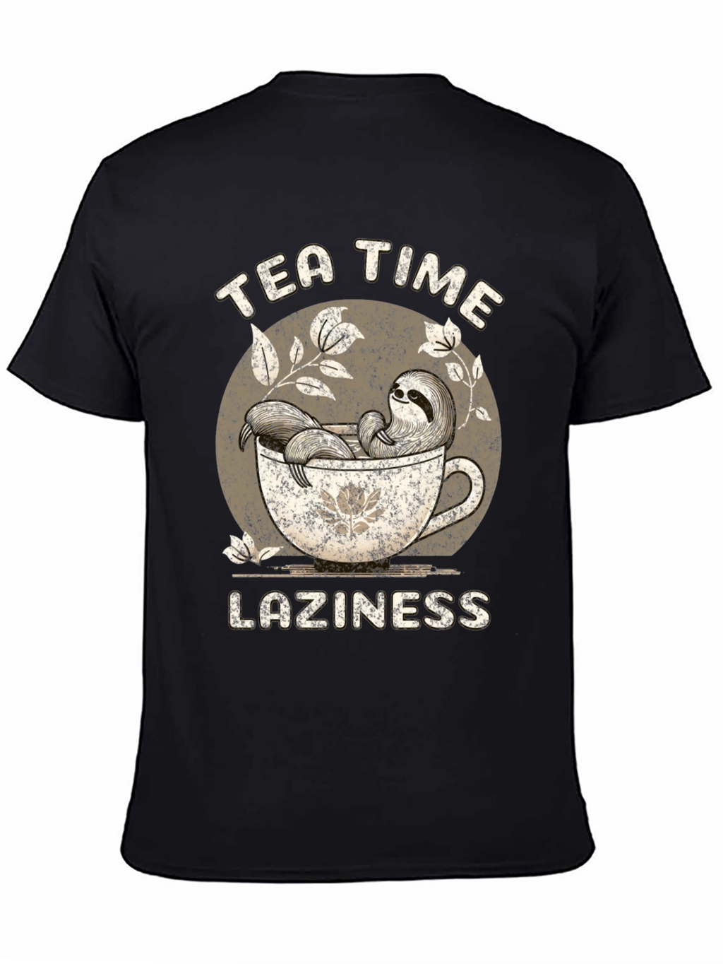 Tea Time Laziness Sloth T-Shirt