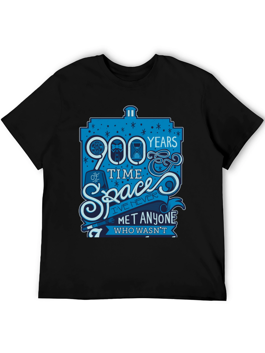 Doctor Who 900 Years Time Space Graphic T-Shirt