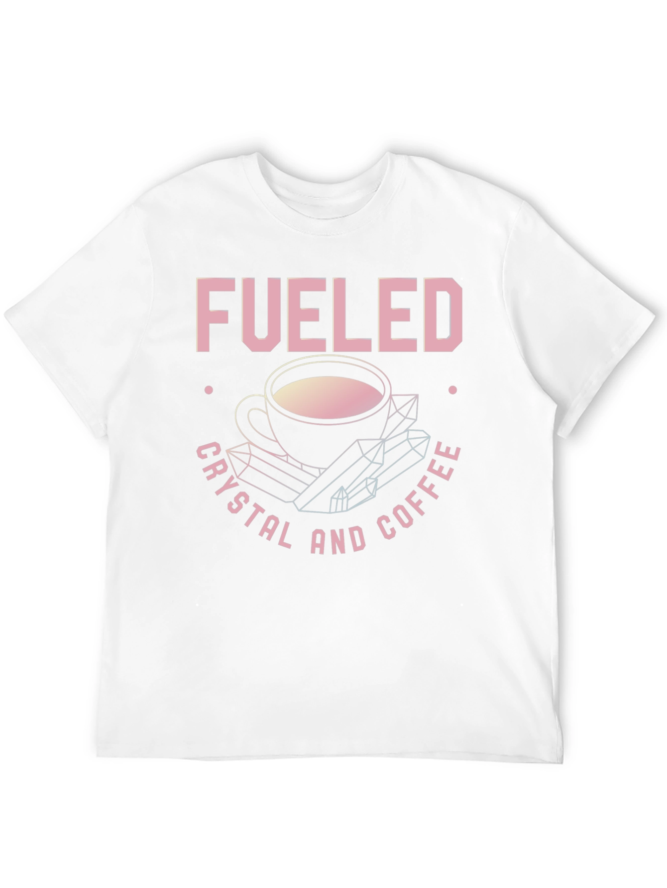 Fueled By Crystals and Coffee Graphic Tee