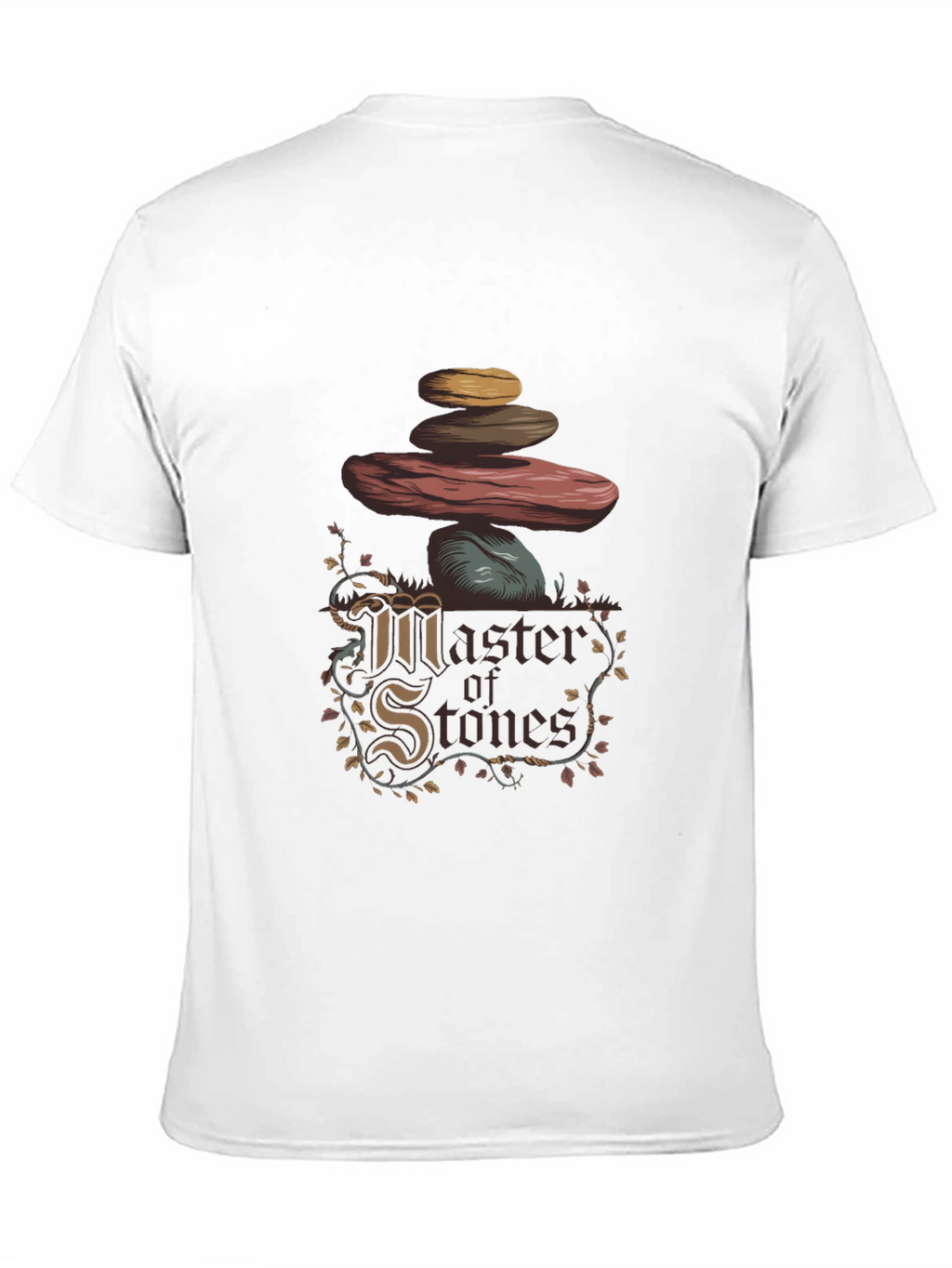 Master of Stones Graphic T-Shirt - Black