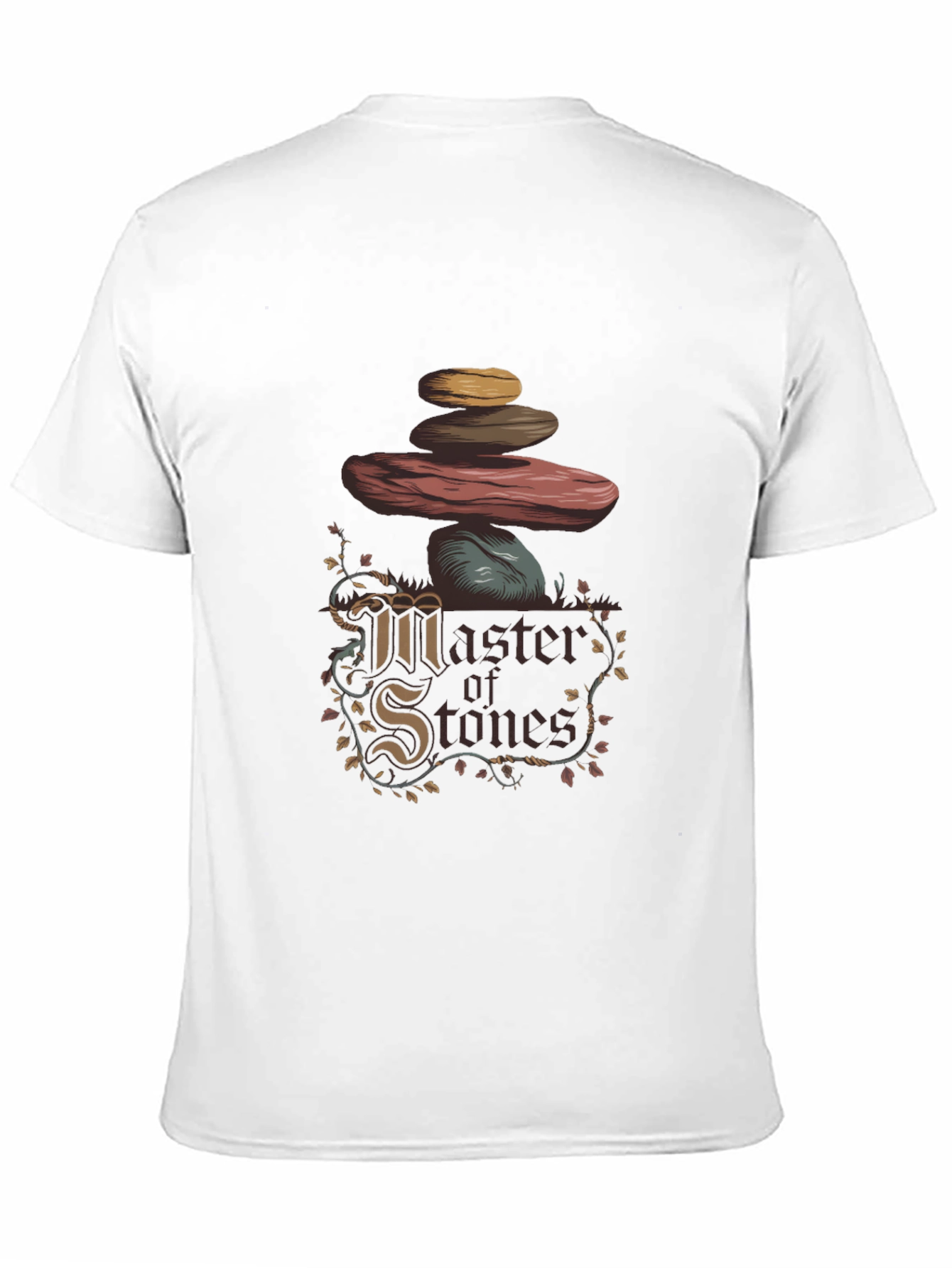 Master of Stones Graphic T-Shirt - Black
