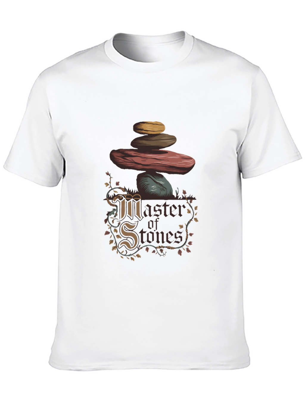 Master of Stones Graphic T-Shirt - Black