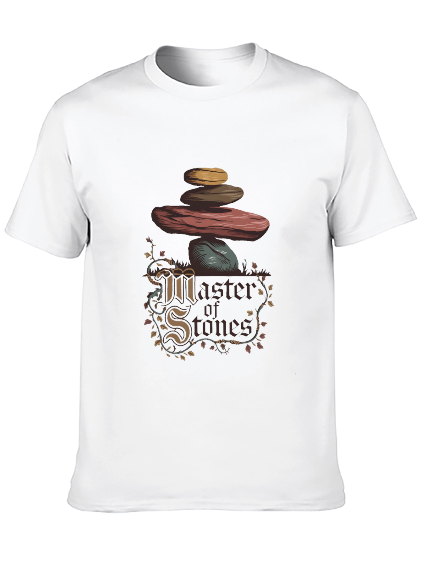 Master of Stones Graphic T-Shirt - Black