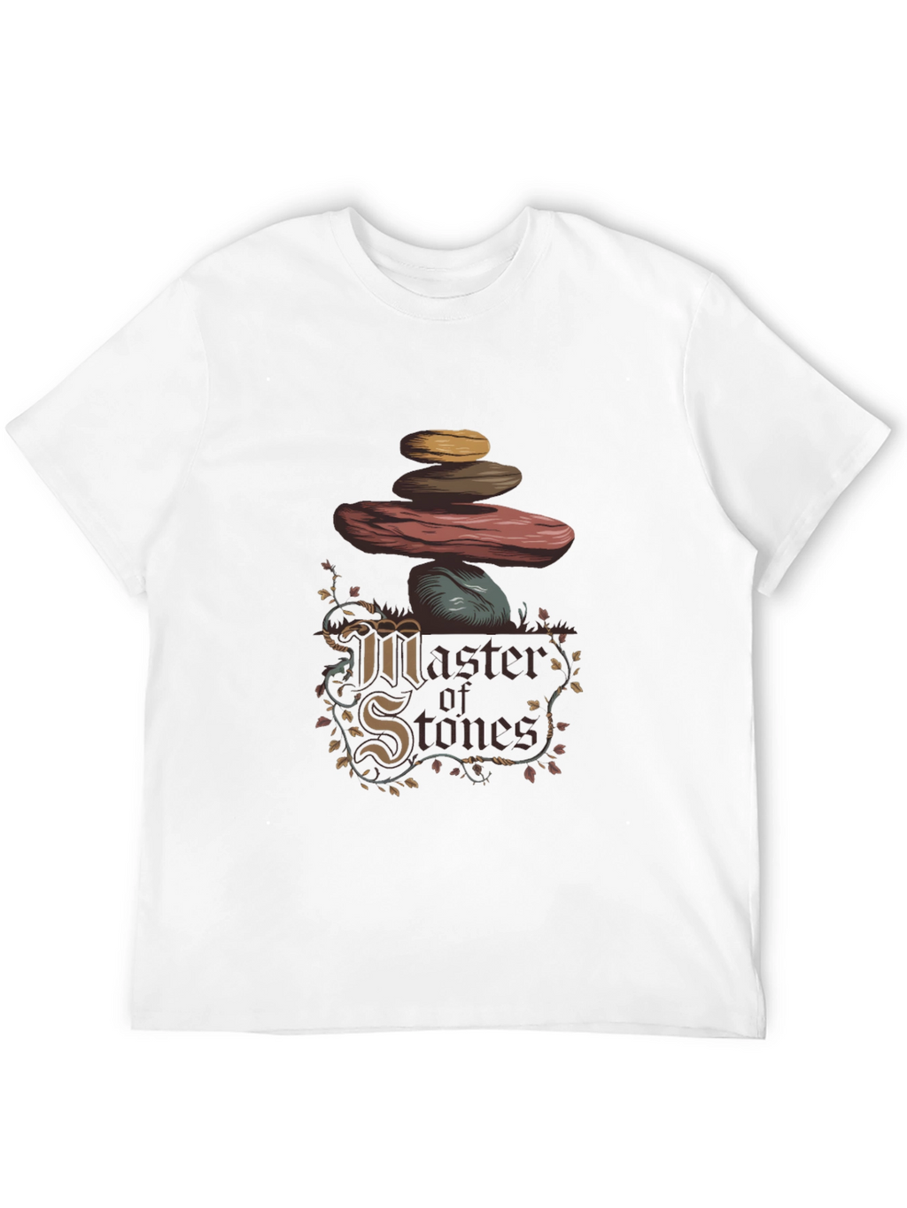 Master of Stones Graphic T-Shirt - Black