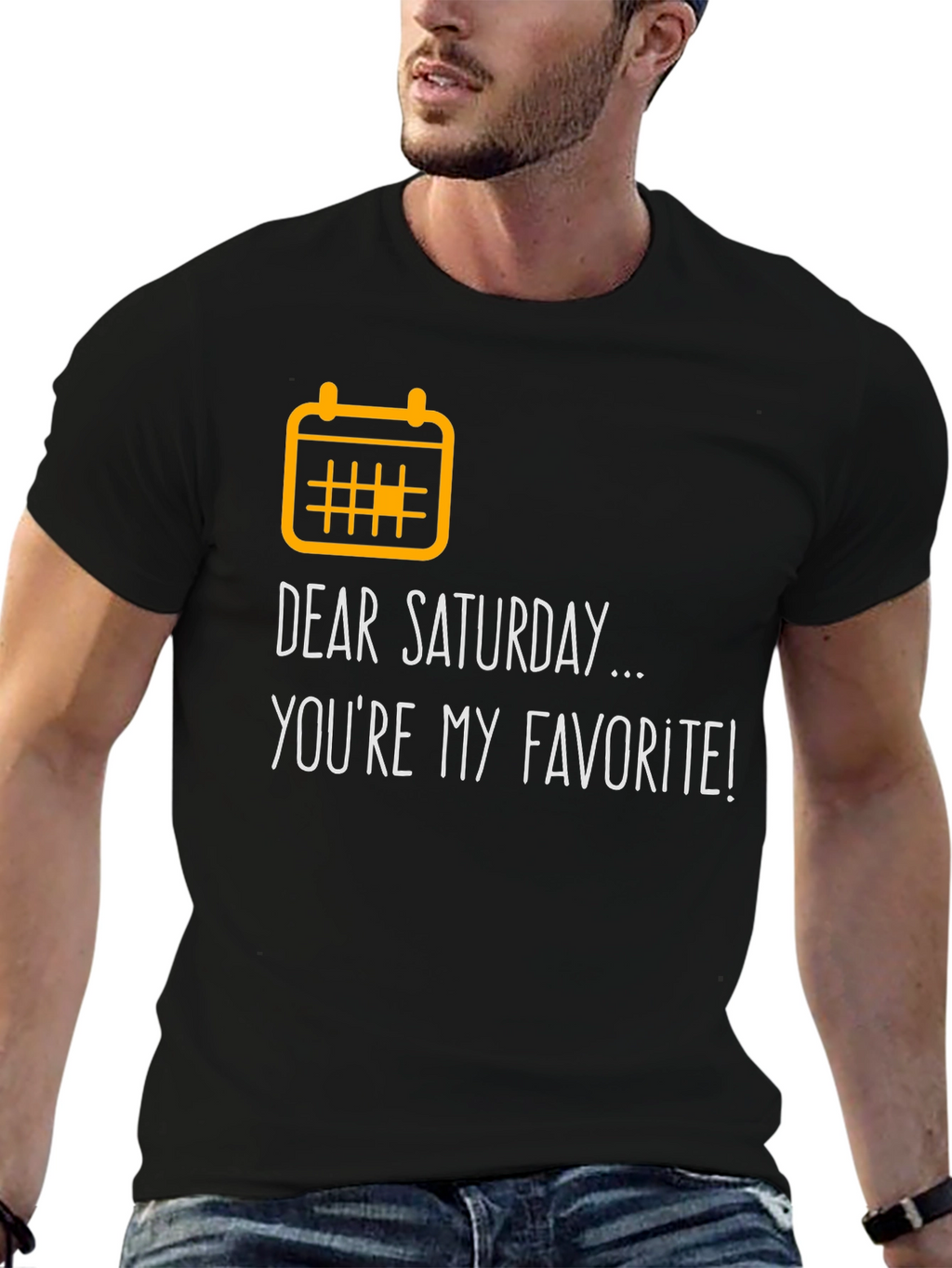 Dear Saturday Graphic Tee - Weekend Vibes