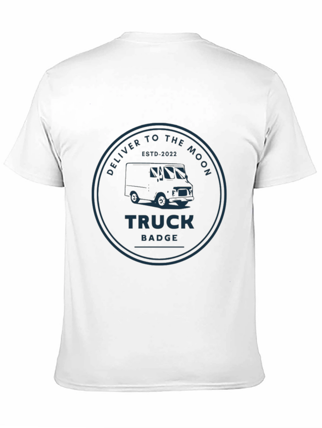 Deliver to the Moon Truck Badge T-Shirt