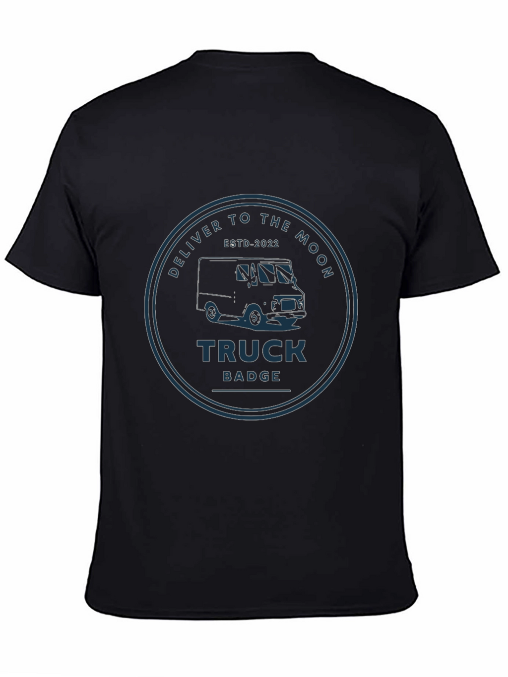 Deliver to the Moon Truck Badge T-Shirt