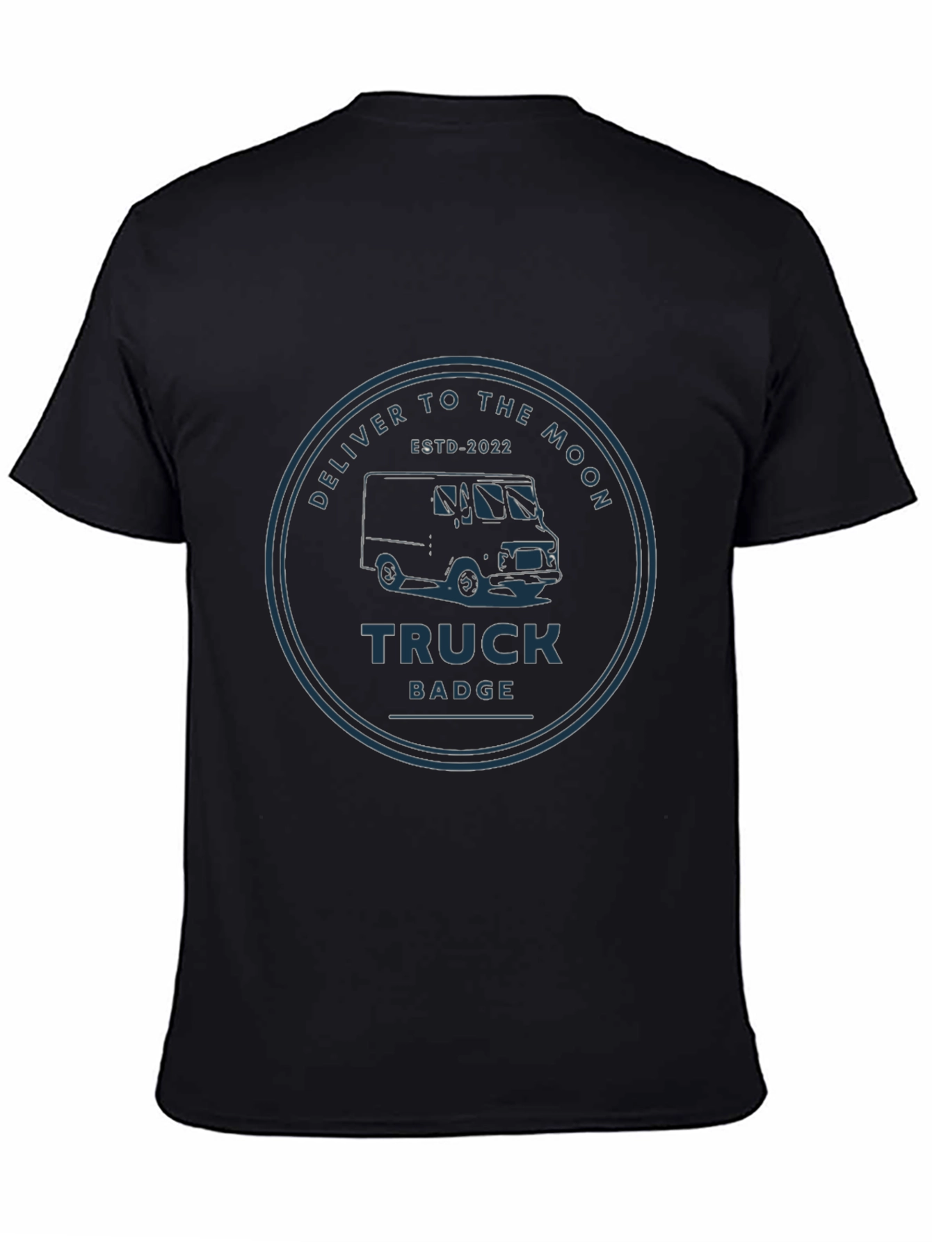 Deliver to the Moon Truck Badge T-Shirt