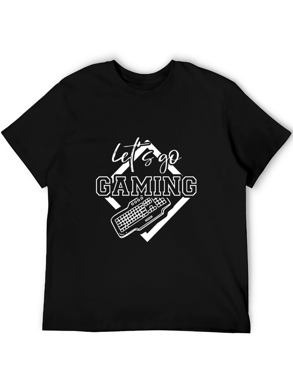 Lets Go Gaming T-Shirt - Black