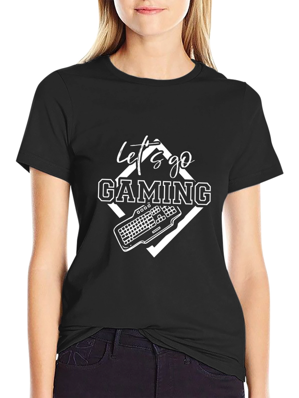 Lets Go Gaming T-Shirt - Black
