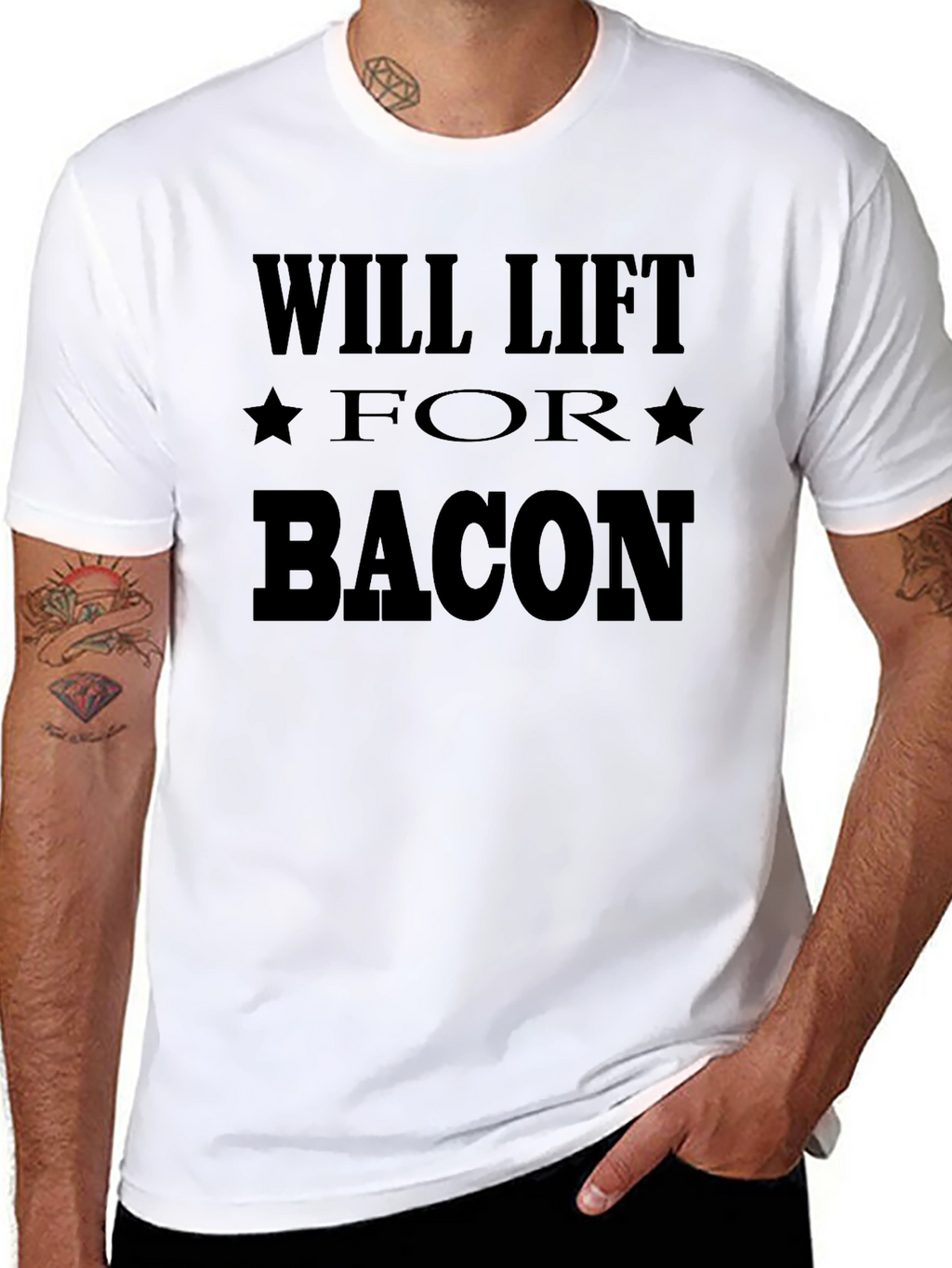 Will Lift for Bacon Graphic Tee