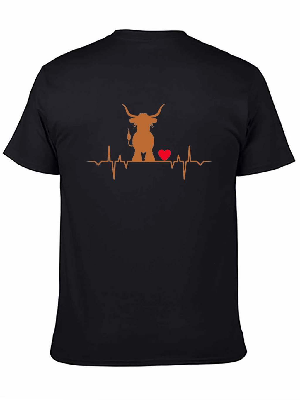 Highland Cow Heartbeat T-Shirt