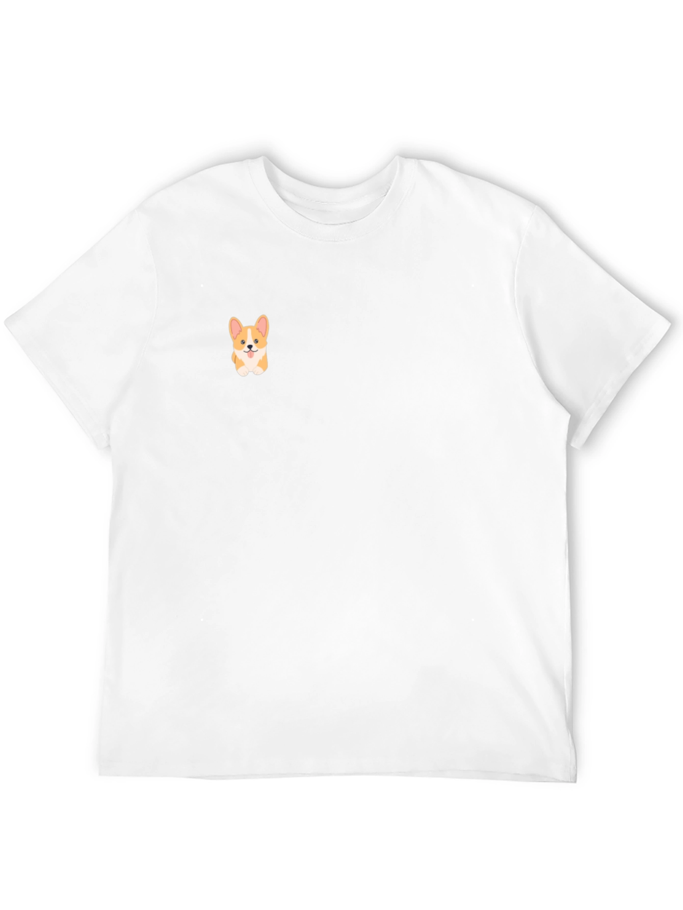 Cute Corgi Black T-Shirt