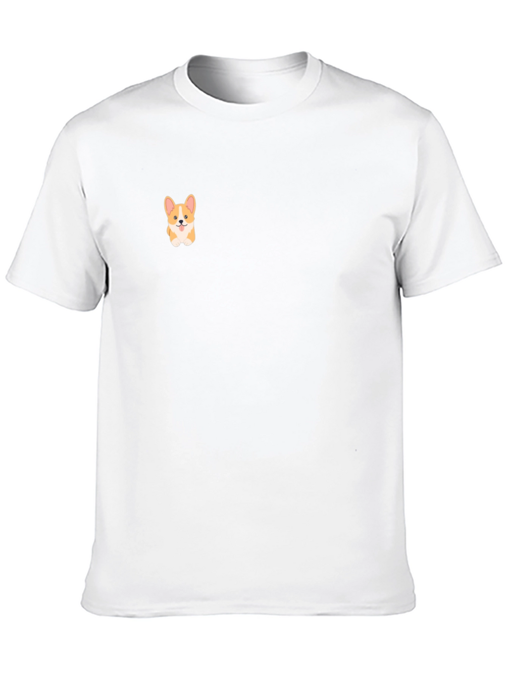 Cute Corgi Black T-Shirt