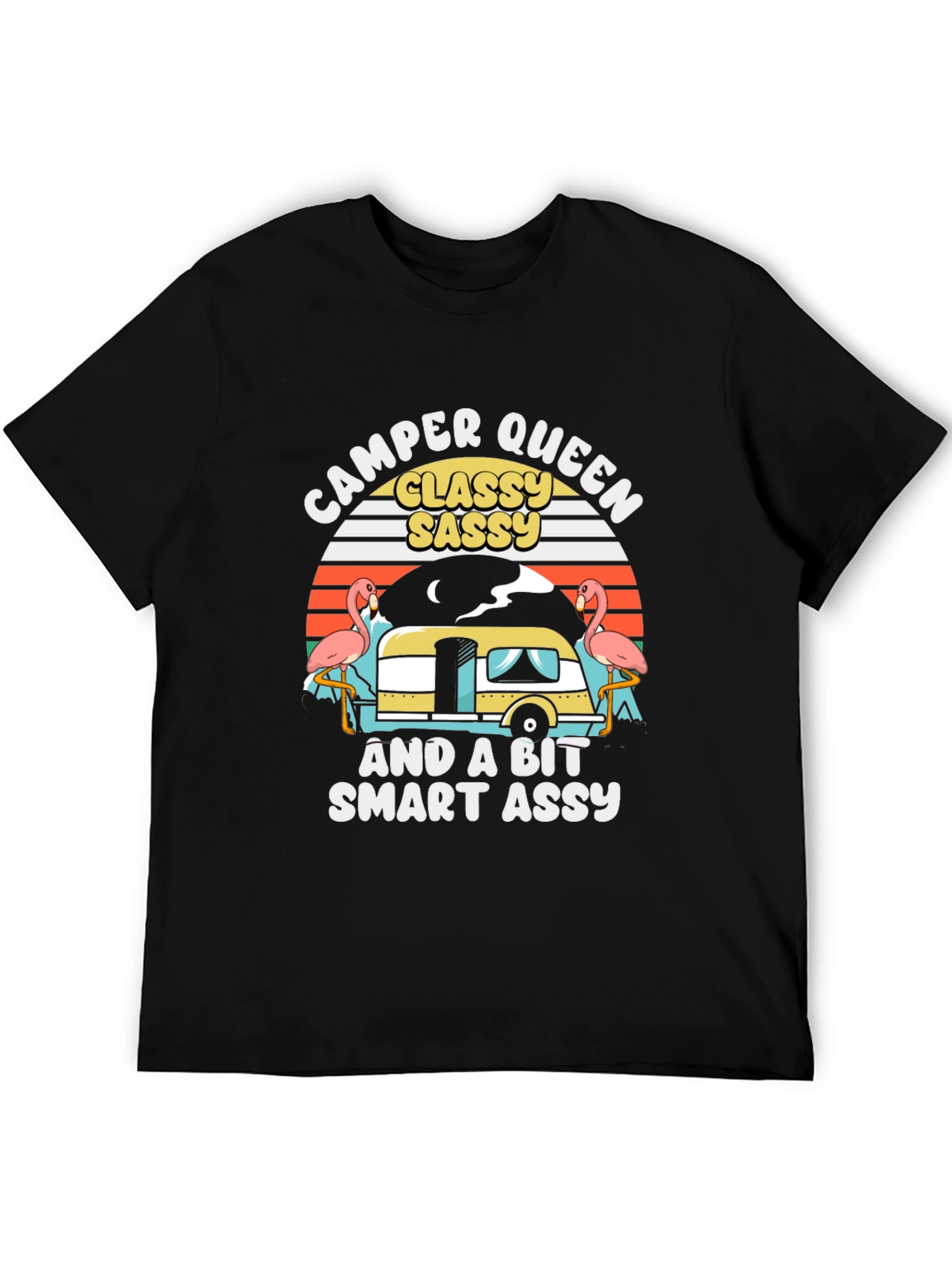 Camper Queen Graphic Tee - Classy Sassy Smart Assy