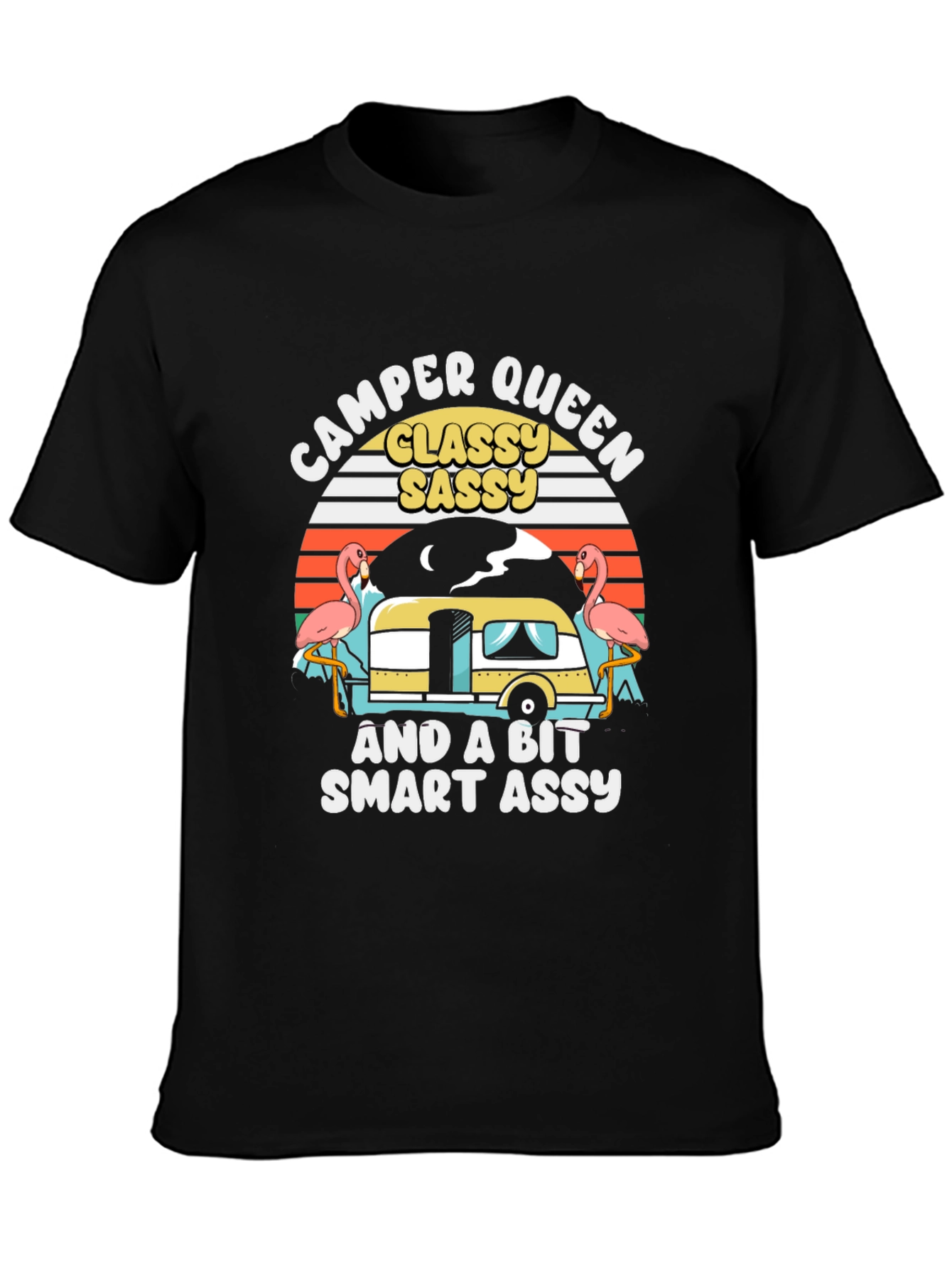 Camper Queen Graphic Tee - Classy Sassy Smart Assy