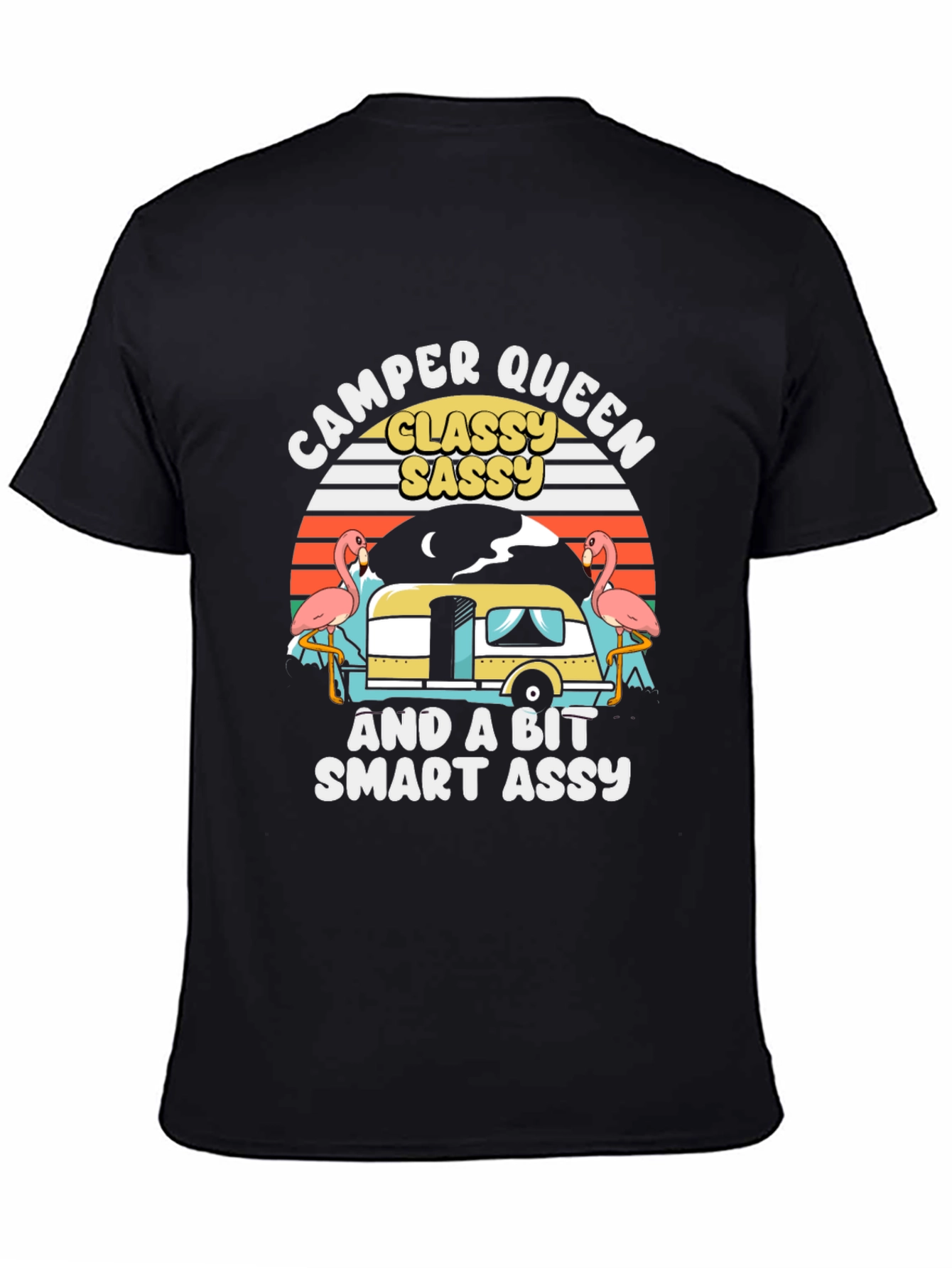 Camper Queen Graphic Tee - Classy Sassy Smart Assy