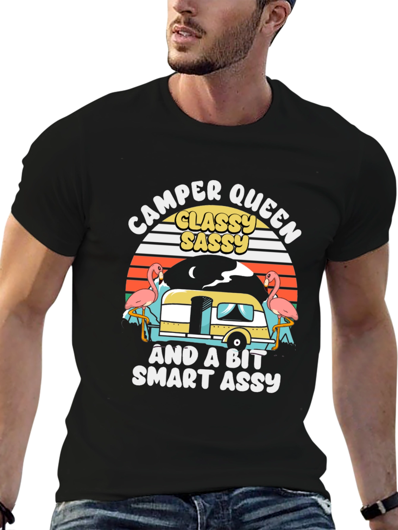 Camper Queen Graphic Tee - Classy Sassy Smart Assy