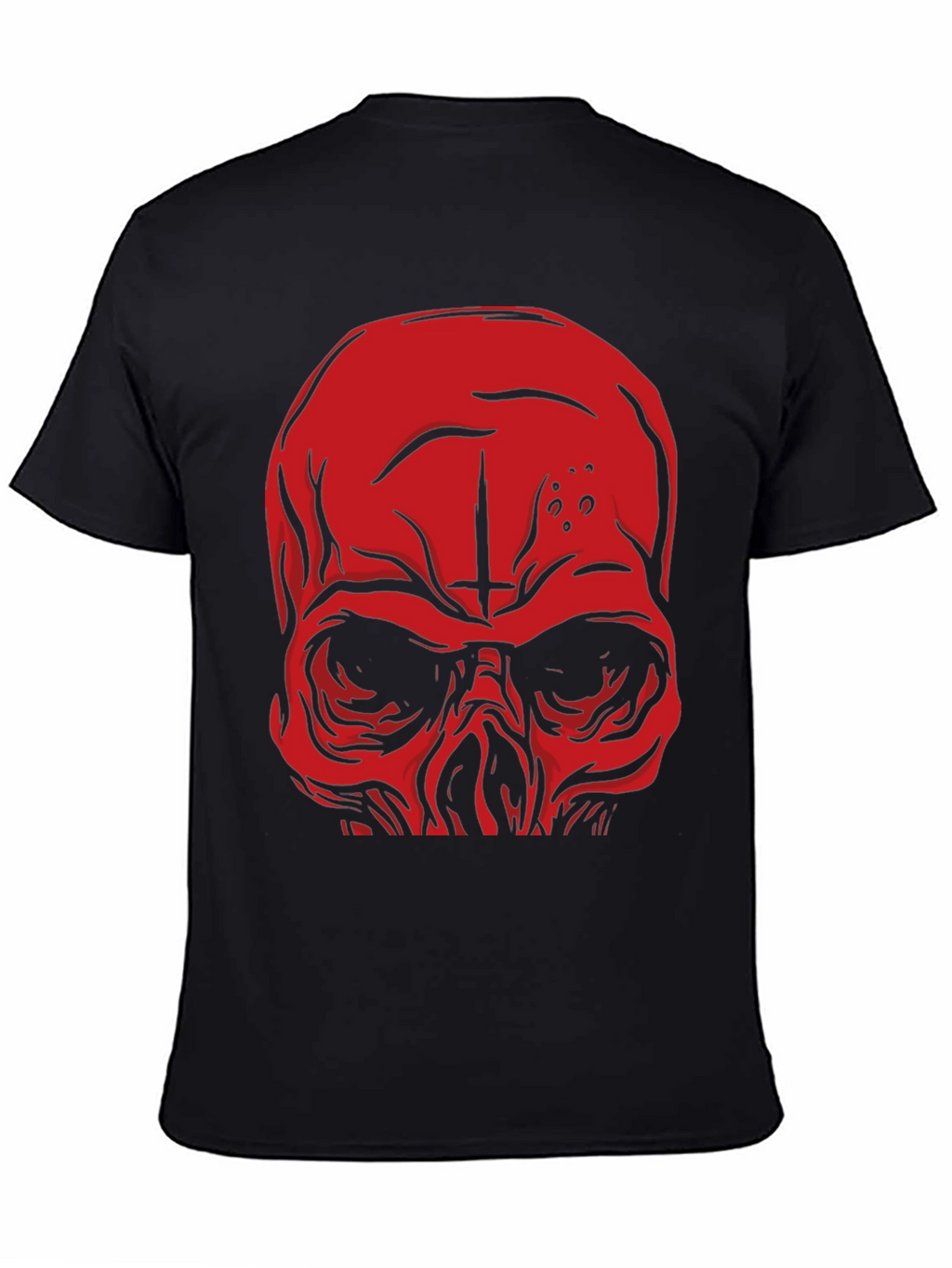 Skull Graphic Tee - Mens Black T-Shirt