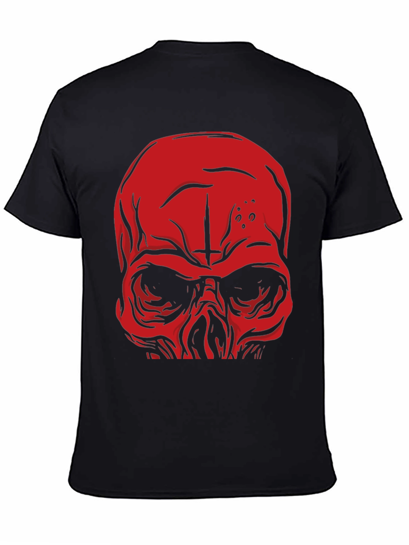 Skull Graphic Tee - Mens Black T-Shirt
